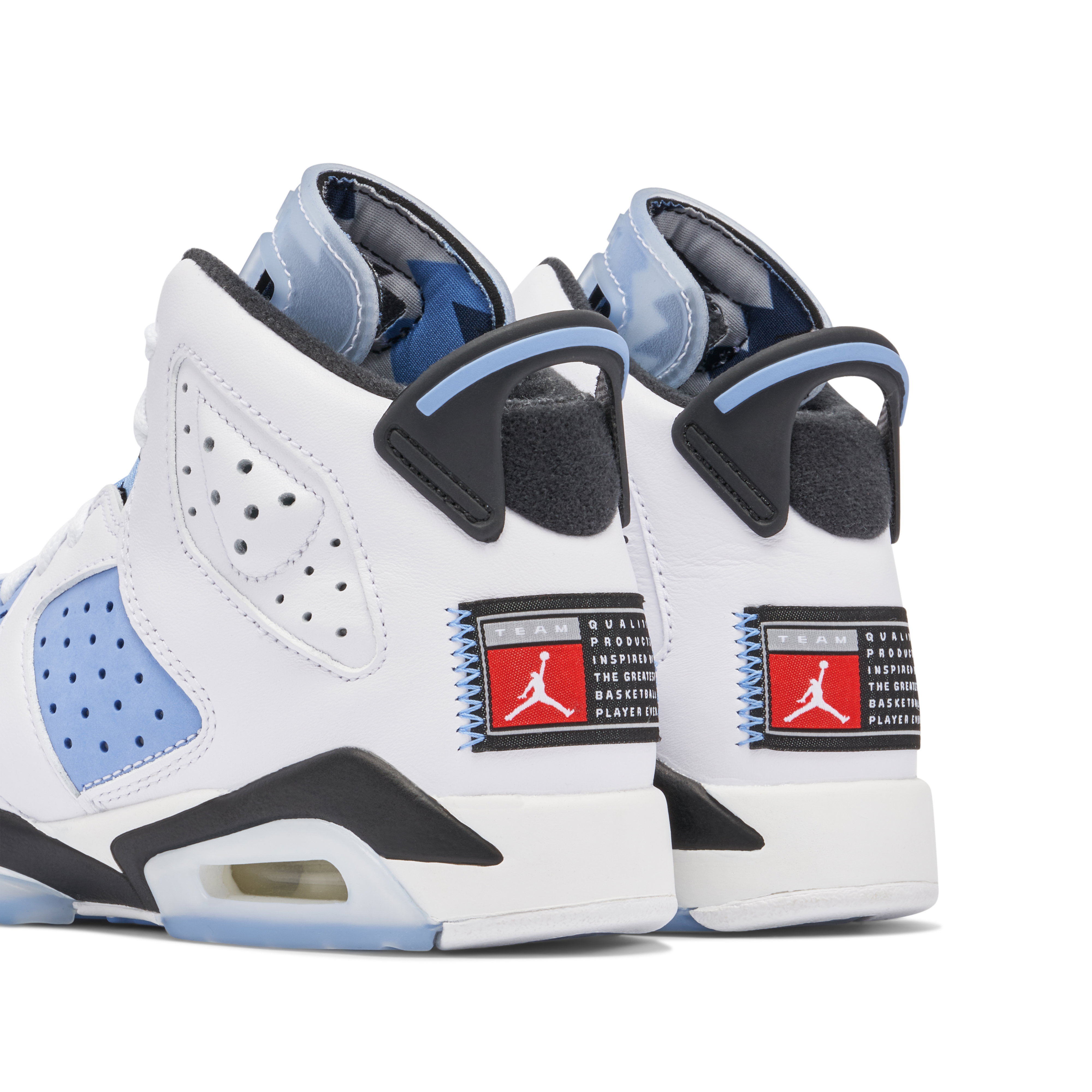 Air Jordan 6 University Blue UNC GS | 384665-410 | Laced