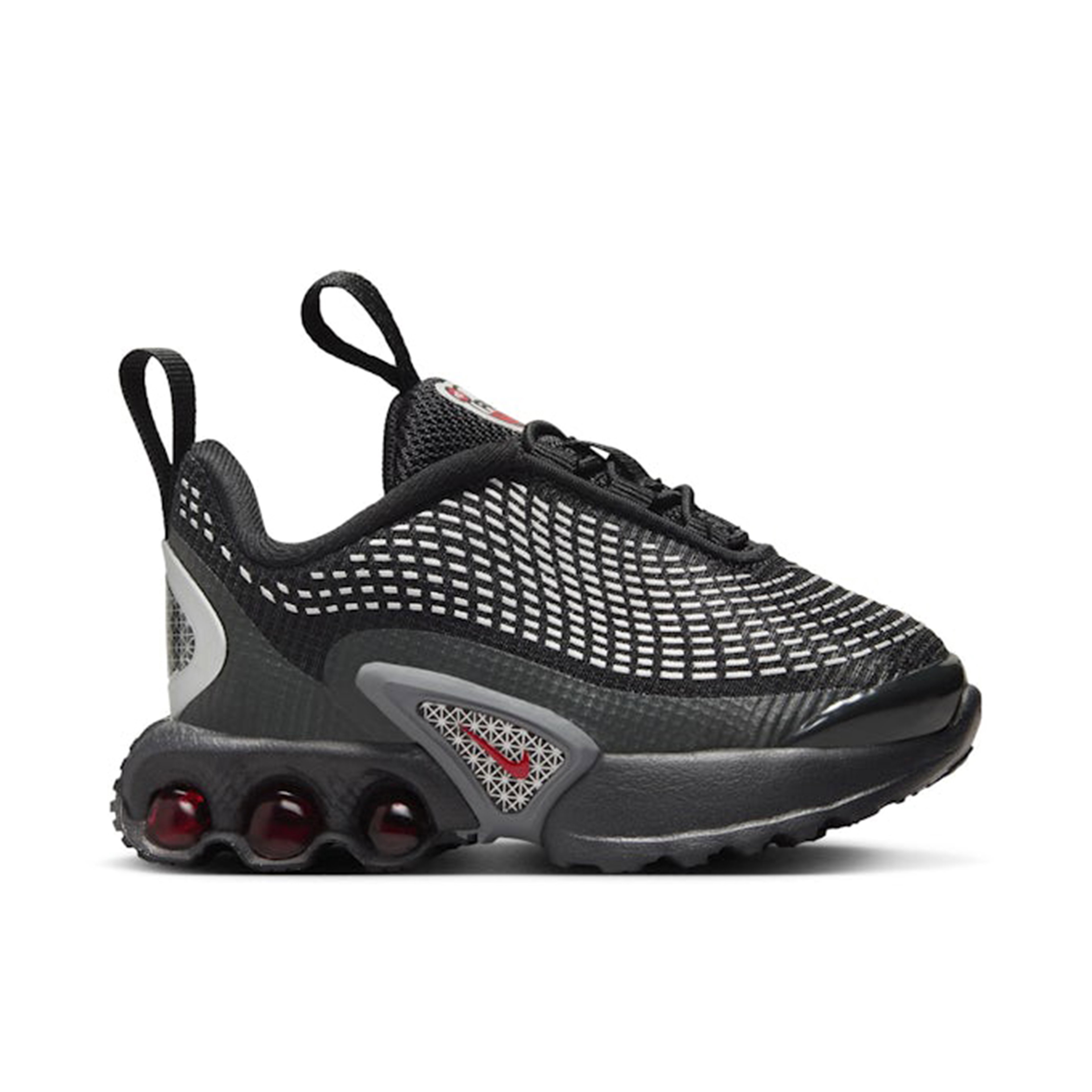 Nike Air Max Dn Black Metallic Silver University Red TD