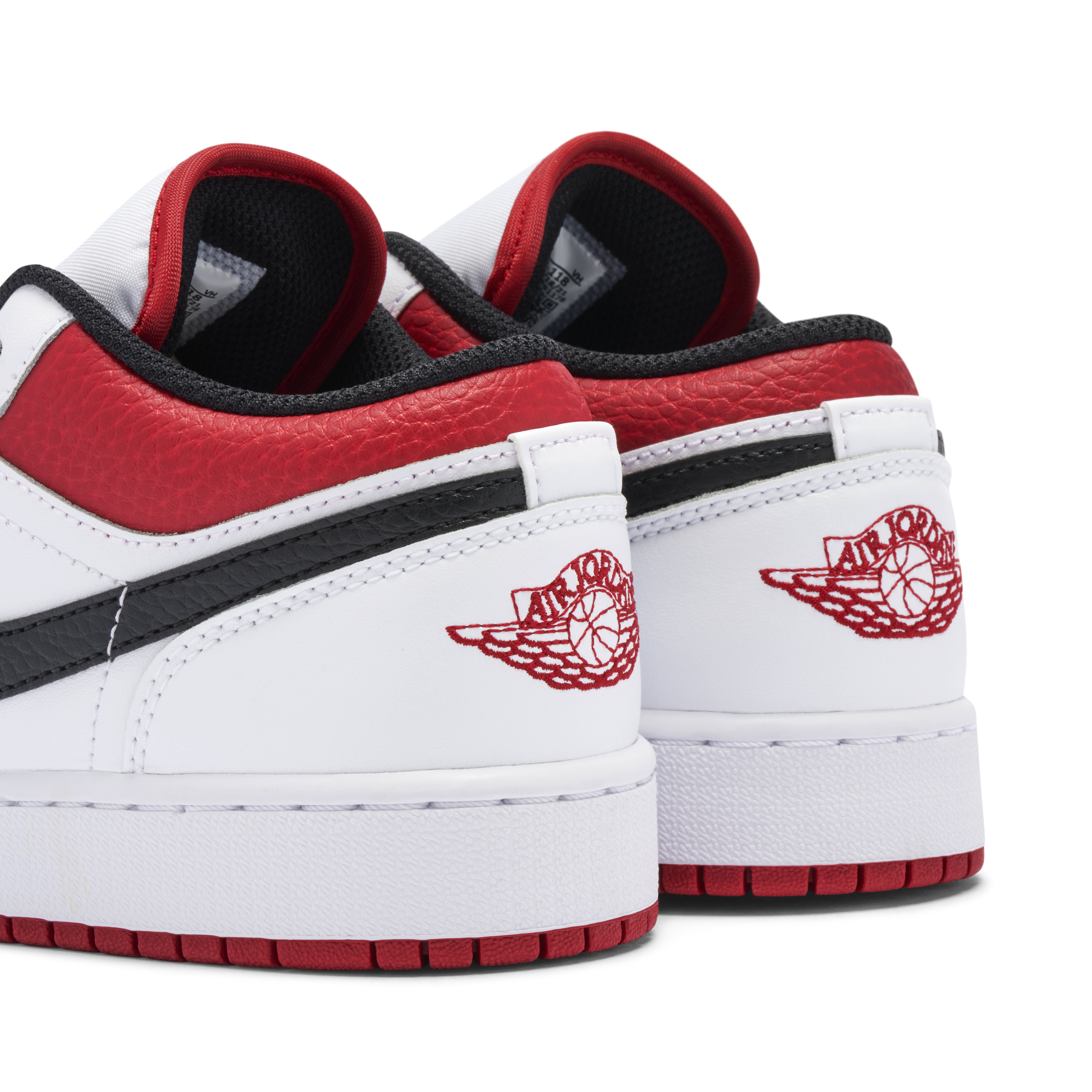 Air Jordan 1 Low White Gym Red GS | 553560-118 | Laced