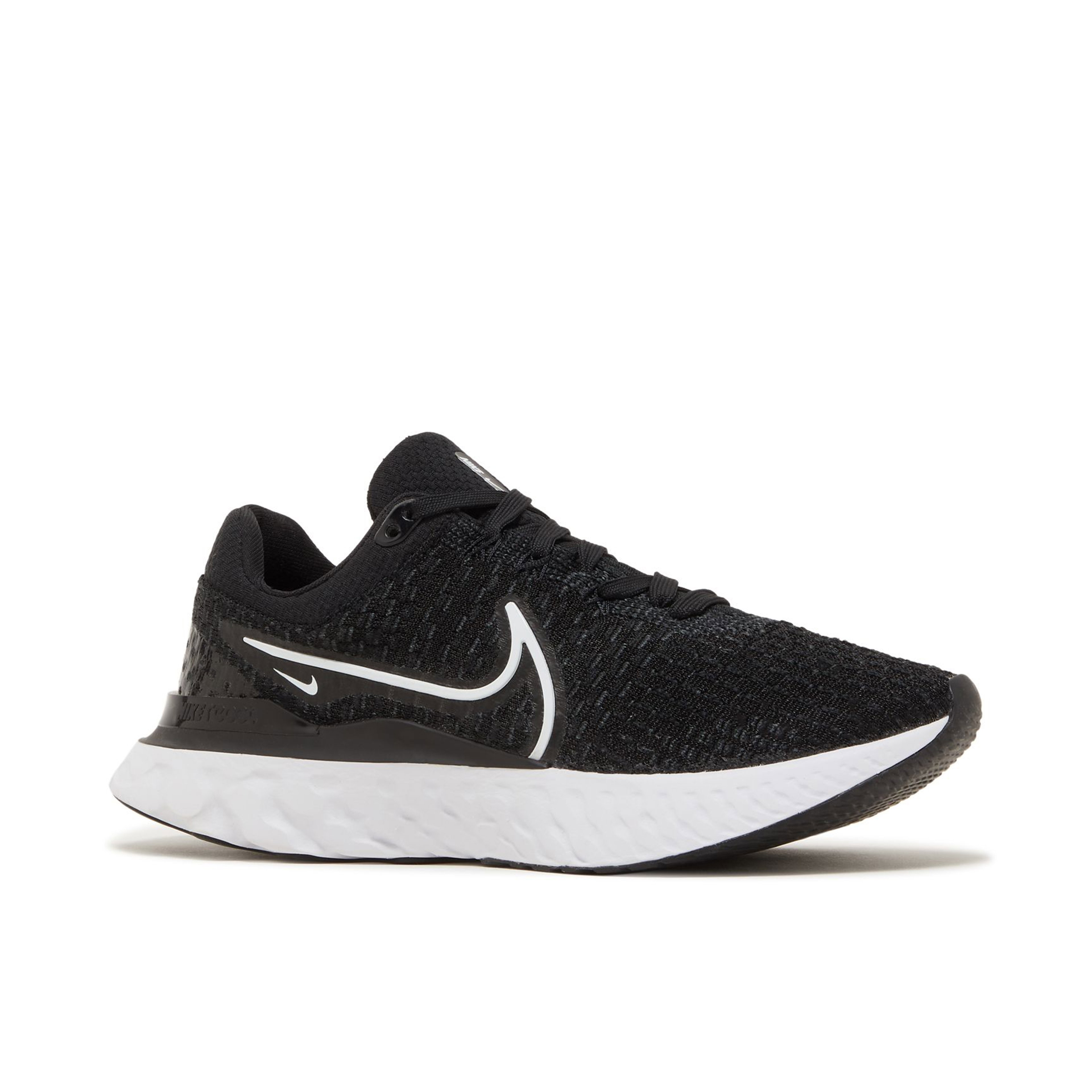 Nike React Infinity Run Flyknit 3 Black White Womens