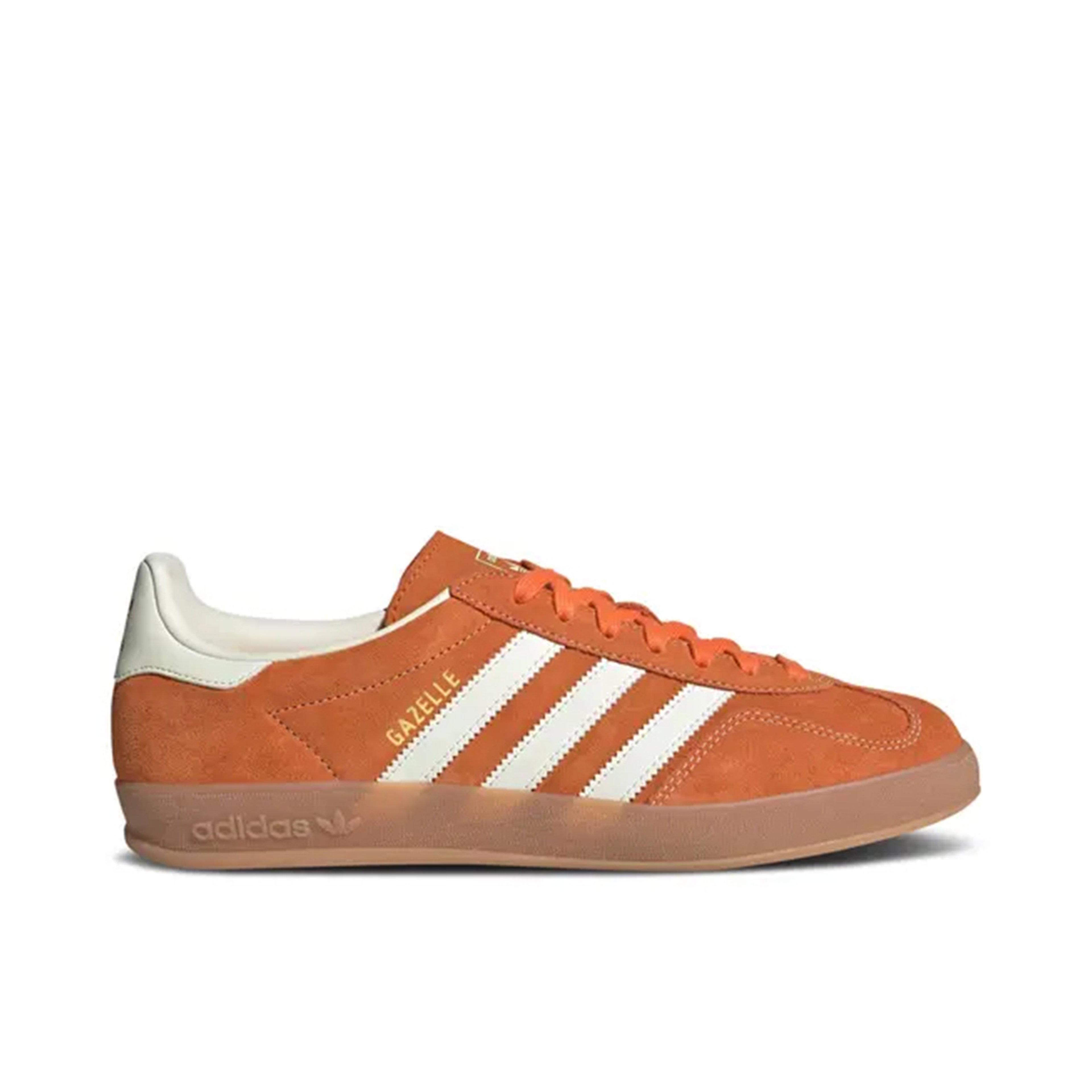 Adidas Gazelle Indoor Orange Off White Gold Metallic