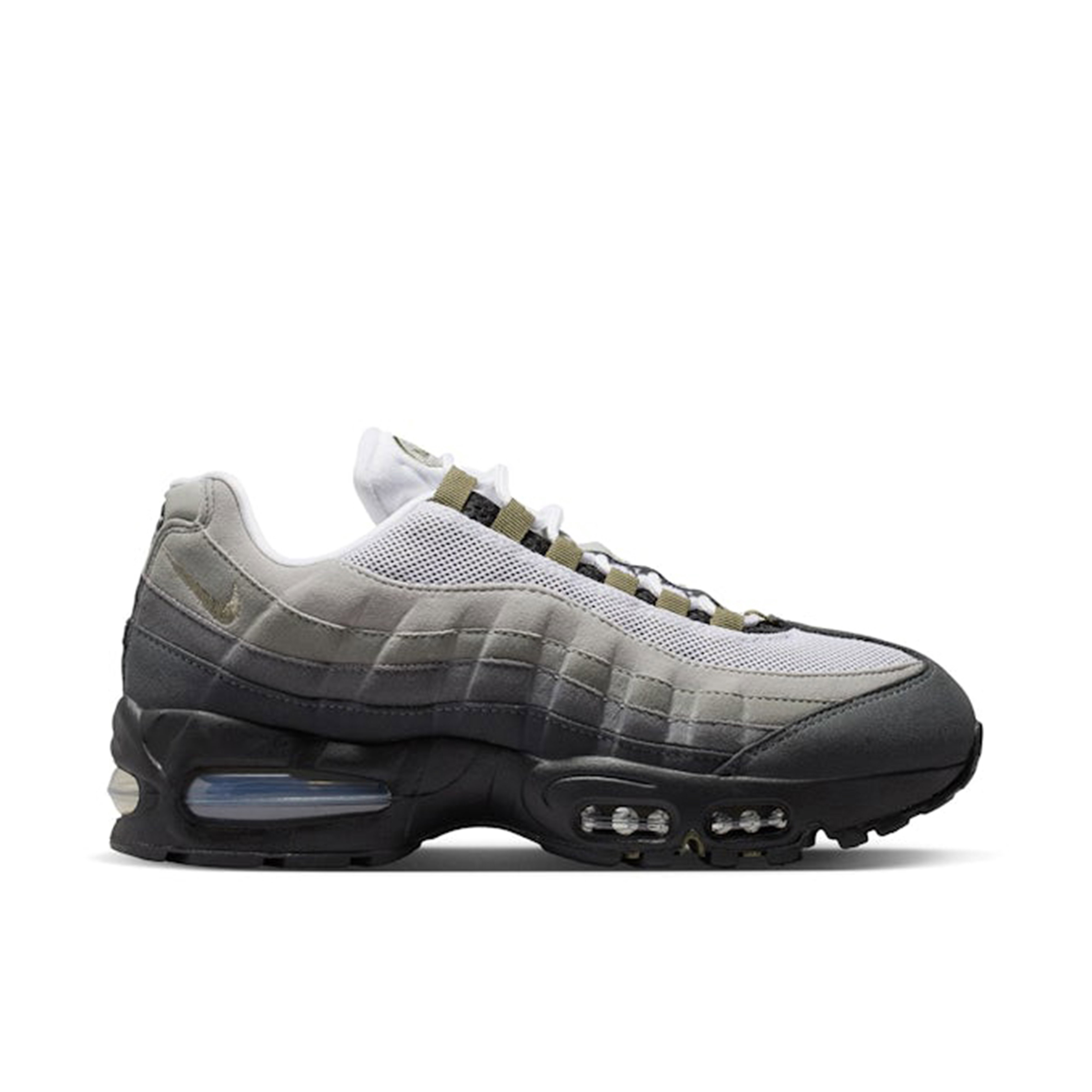 Nike Air Max 95 OG Big Bubble Black Medium Olive Womens | HJ5996