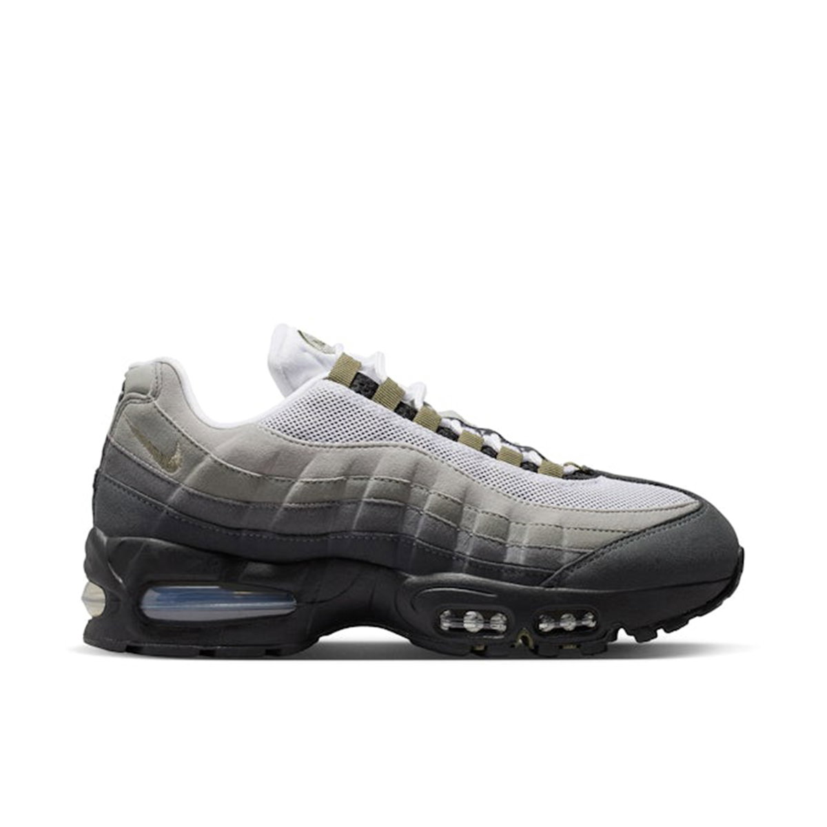Nike Air Max 95 OG Big Bubble Black Medium Olive Womens | HJ5996 