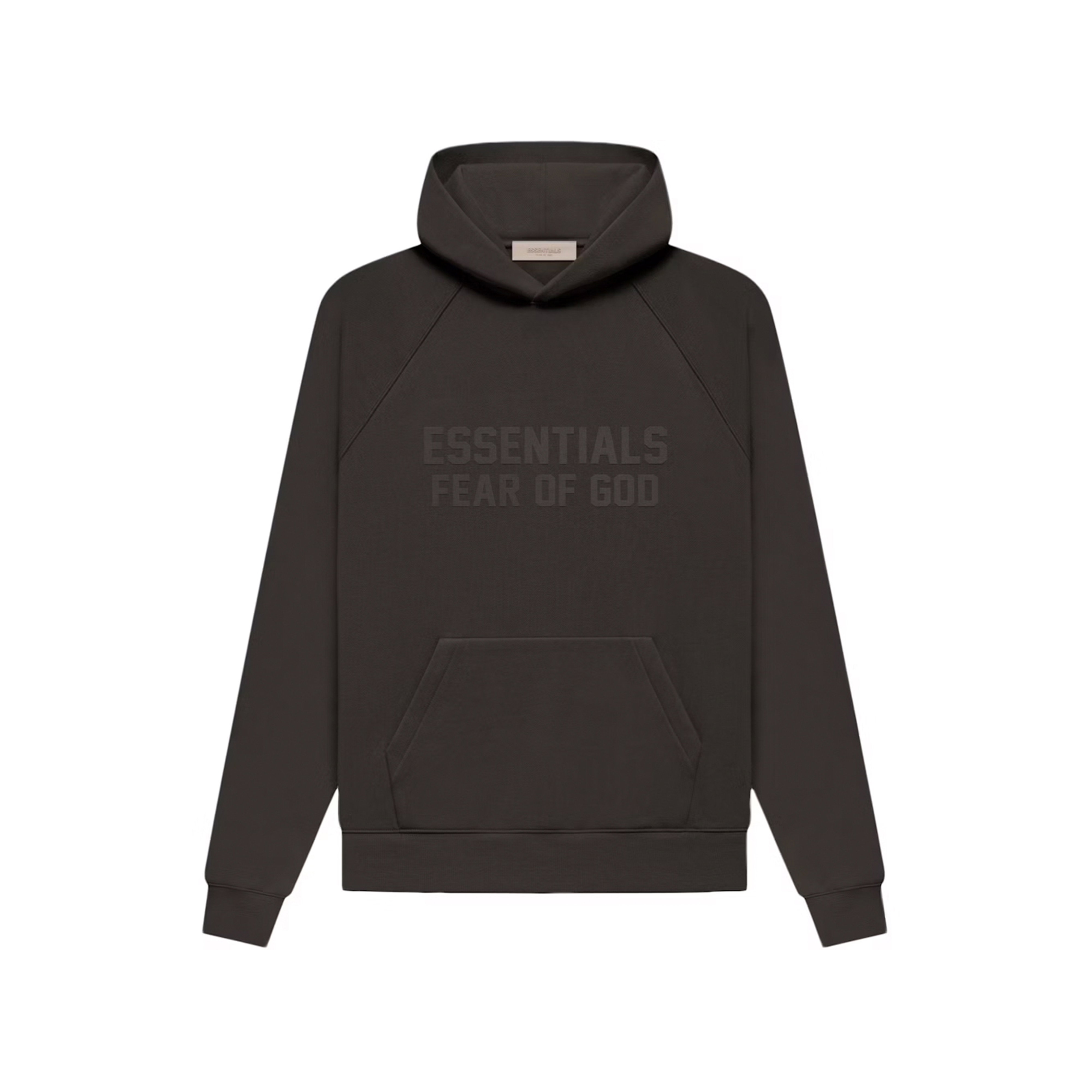 Fear of God Essentials Hoodie Off Black | FEAR-OF-GOD-ESSENTIALS