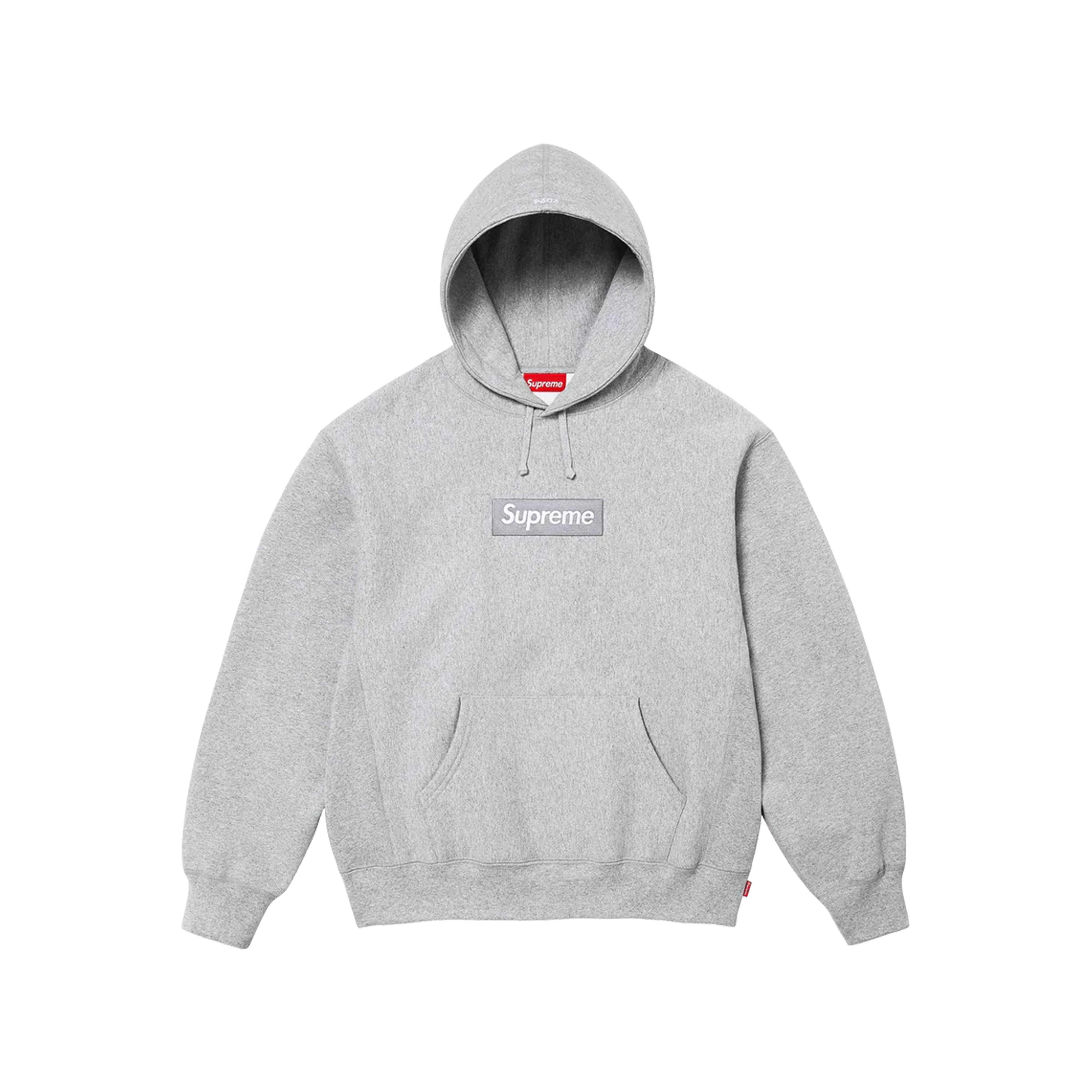 Supreme Box Logo Hooded Sweatshirt Grey | SUPREME-01416 | Laced