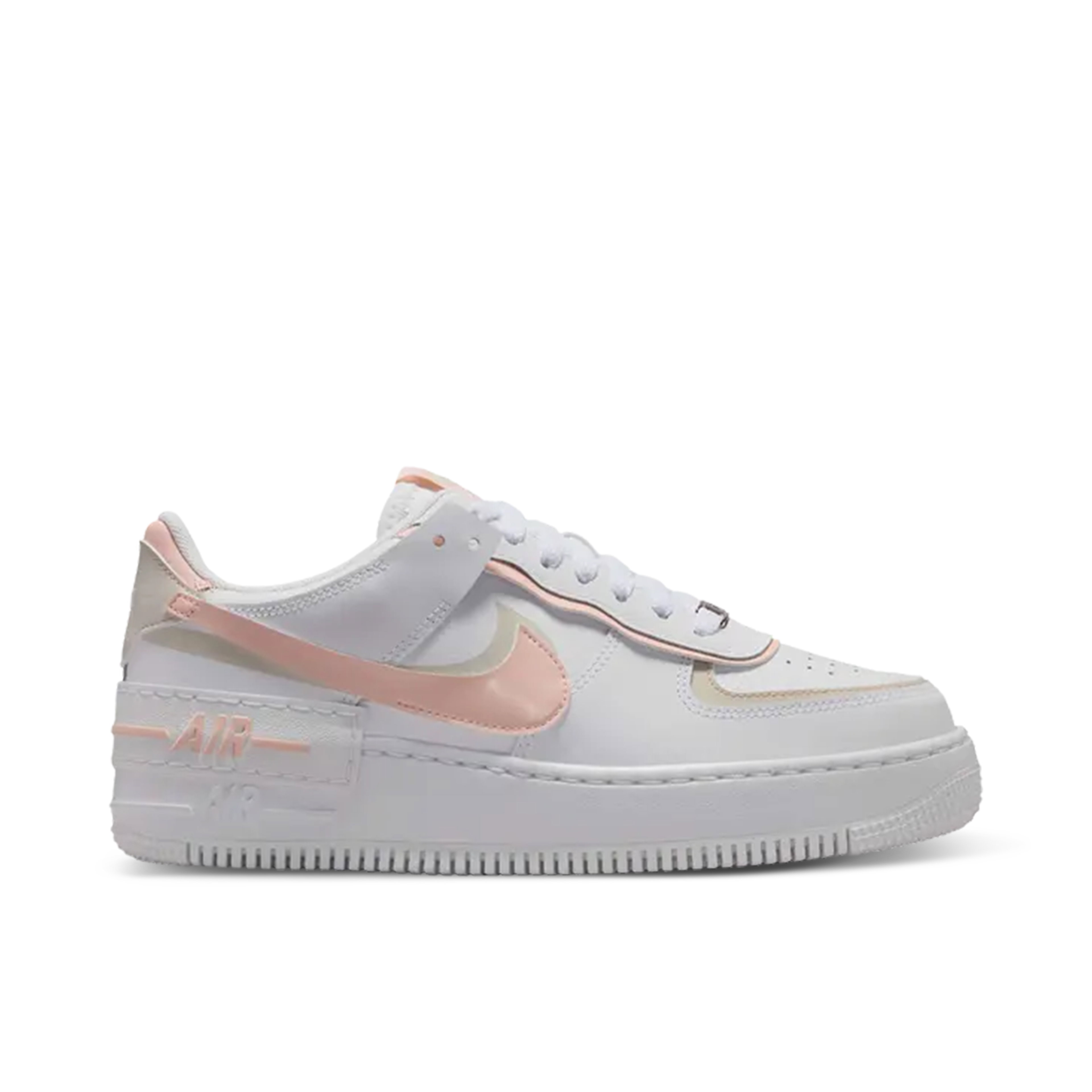 Nike Air Force 1 Low Shadow White Light Orewood Brown Washed Coral Womens