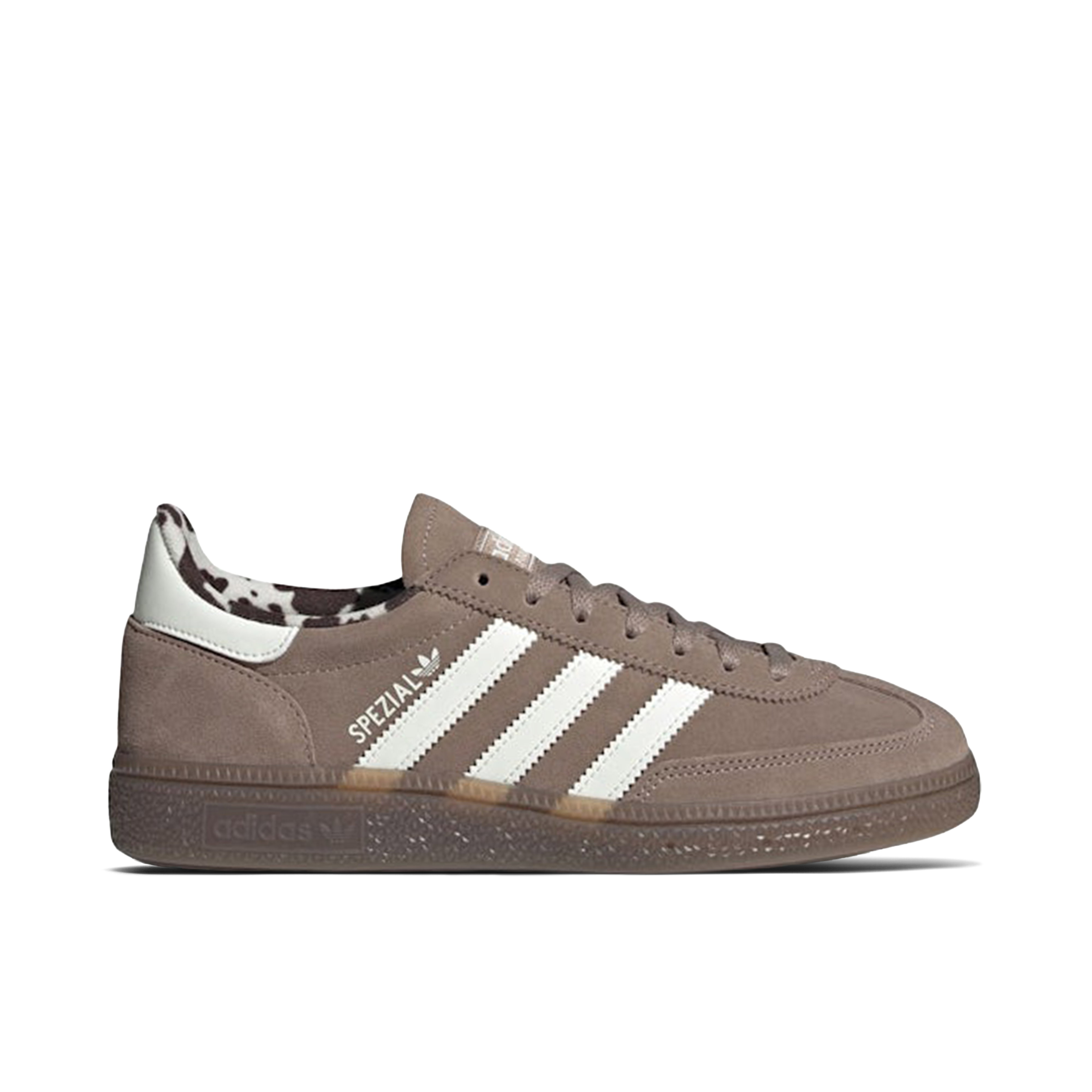 Adidas Handball Spezial Chalky Brown Cow Print Womens | JR5007 | Laced