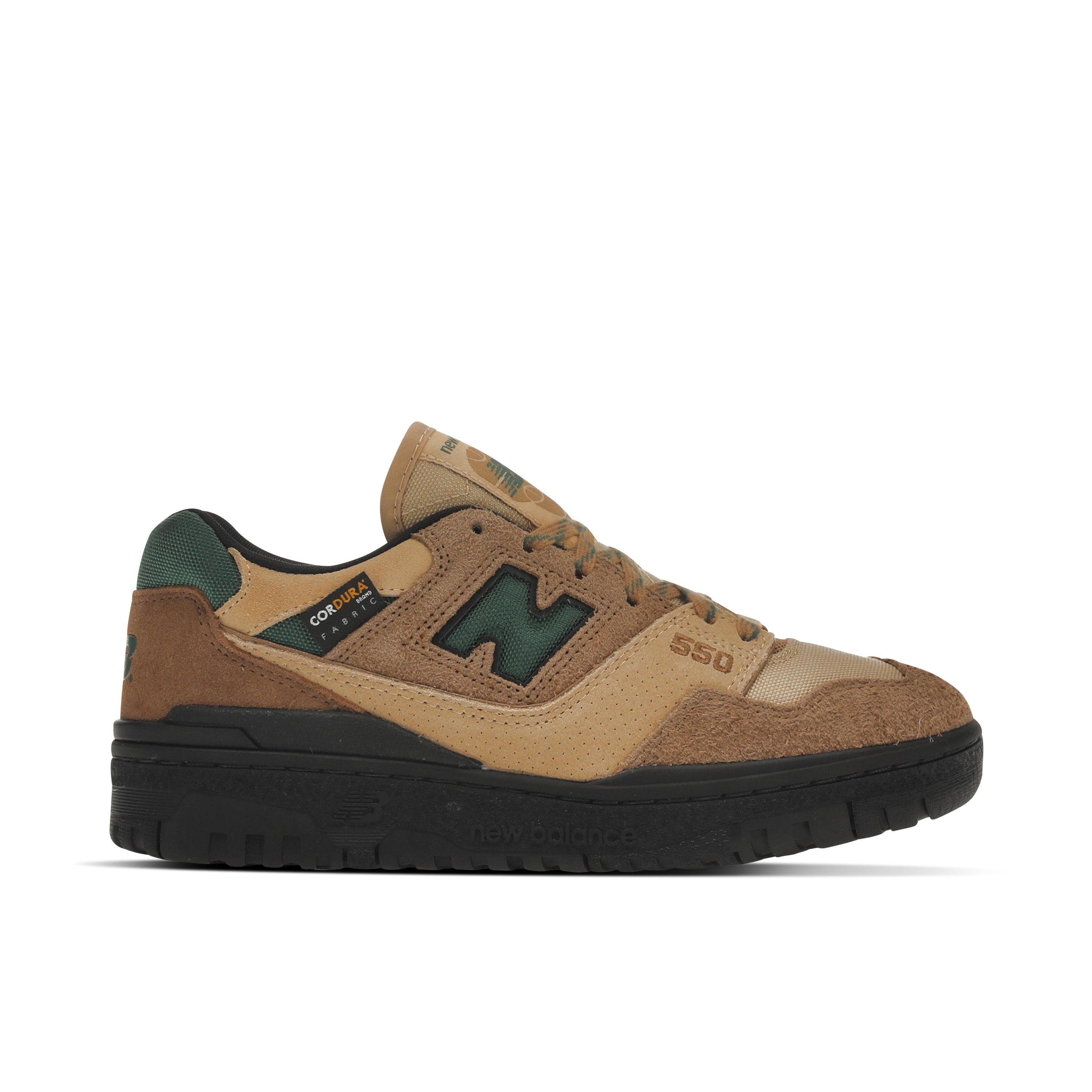 スニーカー size? New Balance BB550SZ1 Size? x New Balance 550 Cordura Pack Brown | BB550SZ1 | Laced