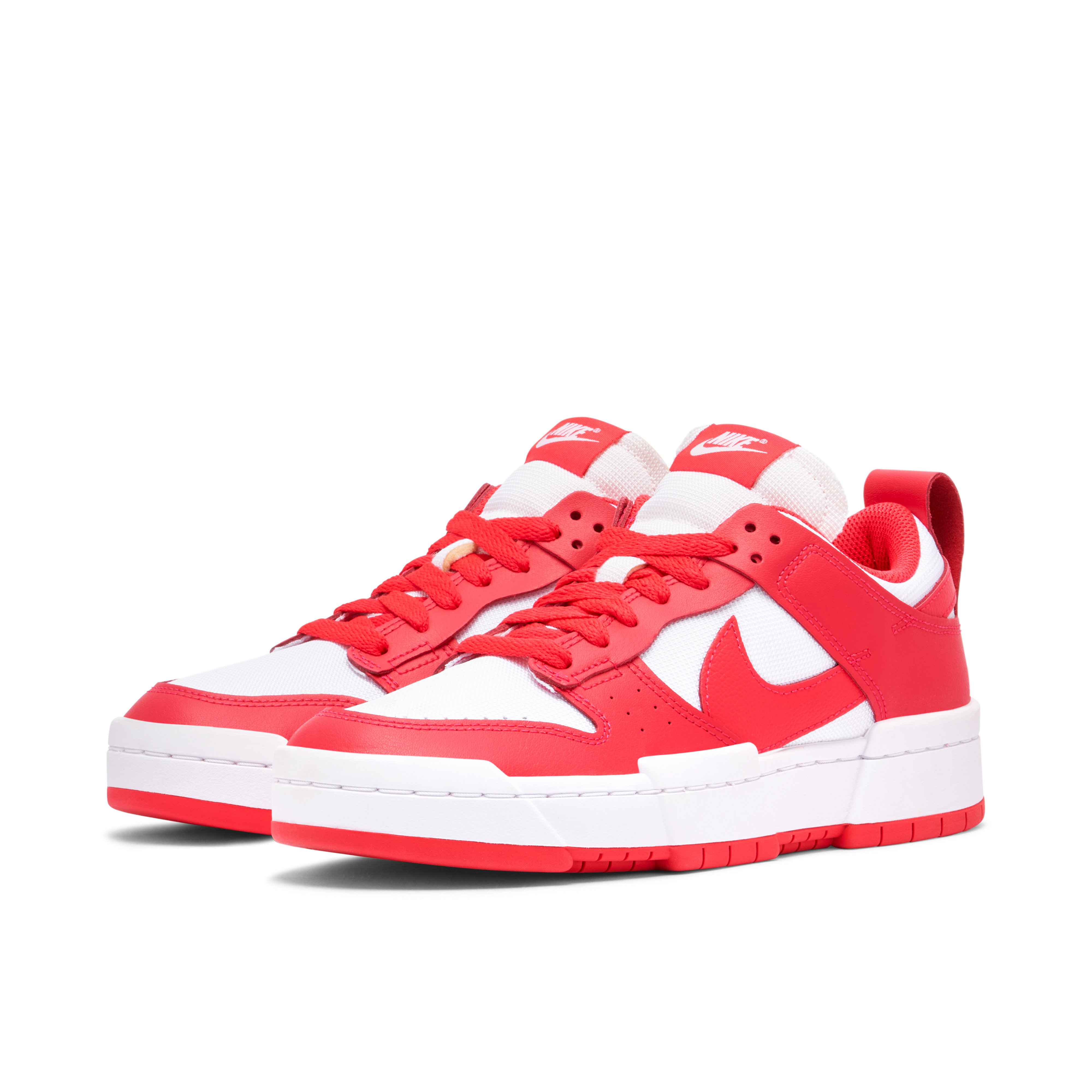 Nike Dunk Low Disrupt Siren Red White Womens | CK6654-601 | Laced