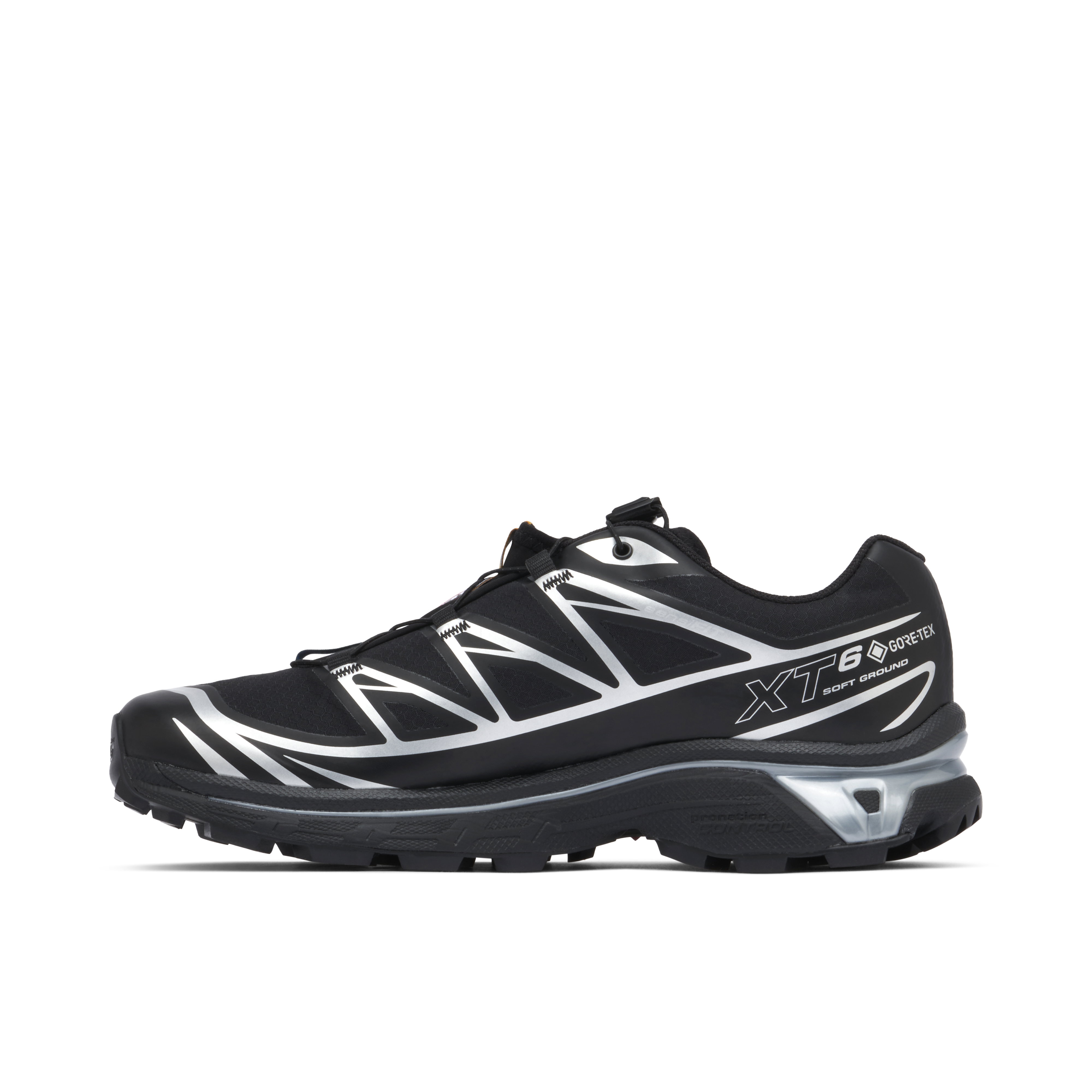 Salomon XT-6 Gore-Tex Black Silver | L47450600 | Laced