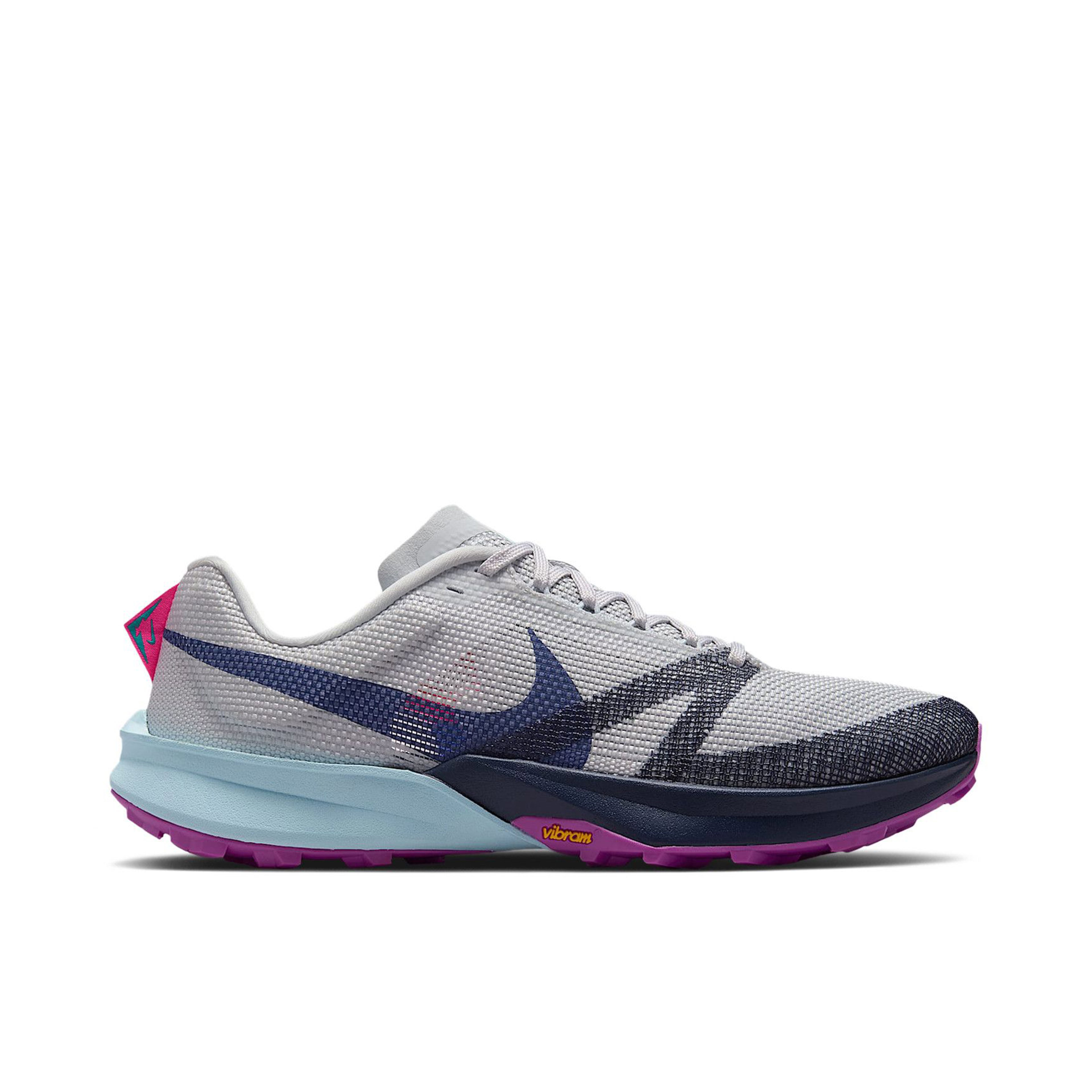 Nike ReactX Terra Kiger 10 Platinum Sapphire Glacier Blue Navy