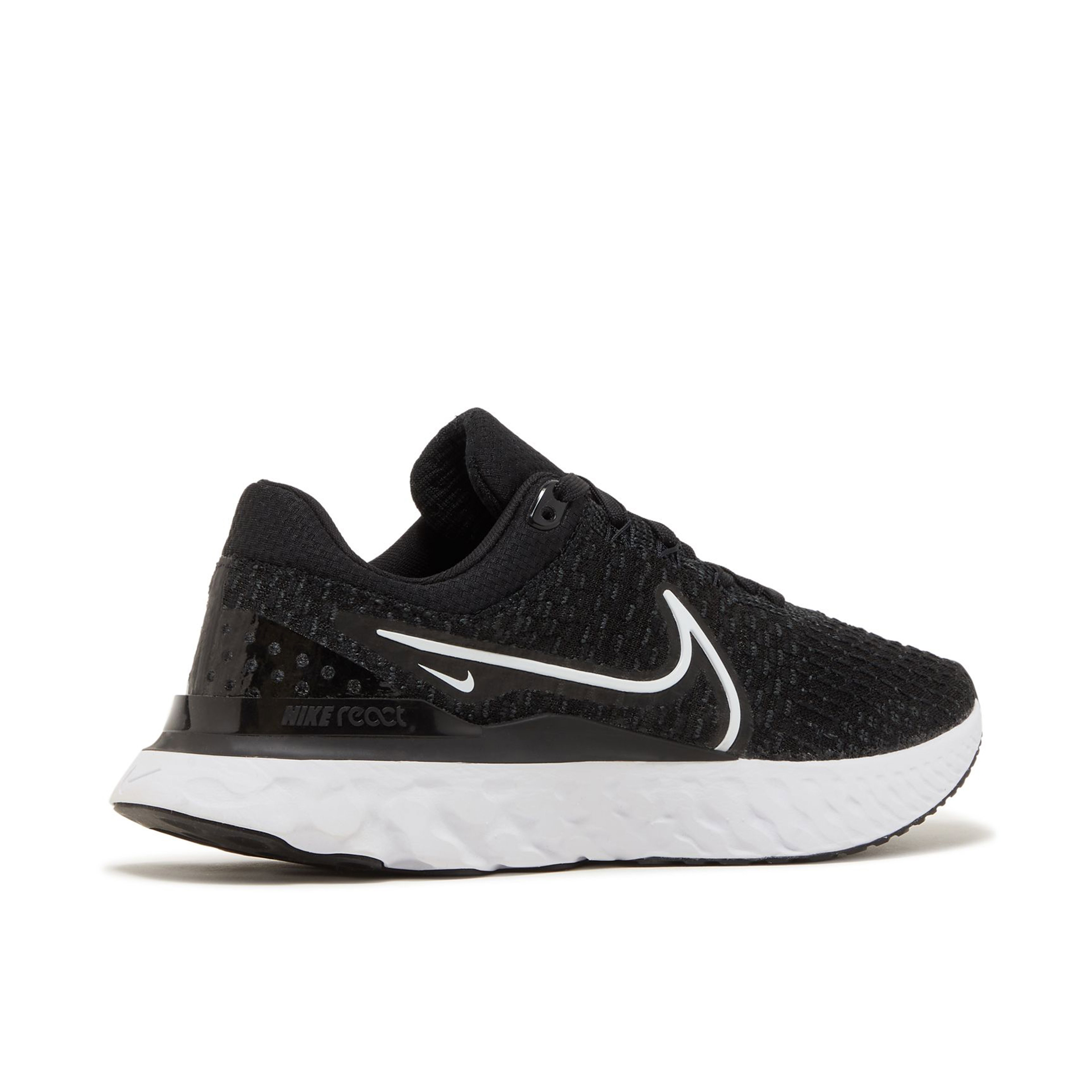 Nike React Infinity Run Flyknit 3 Black White Womens