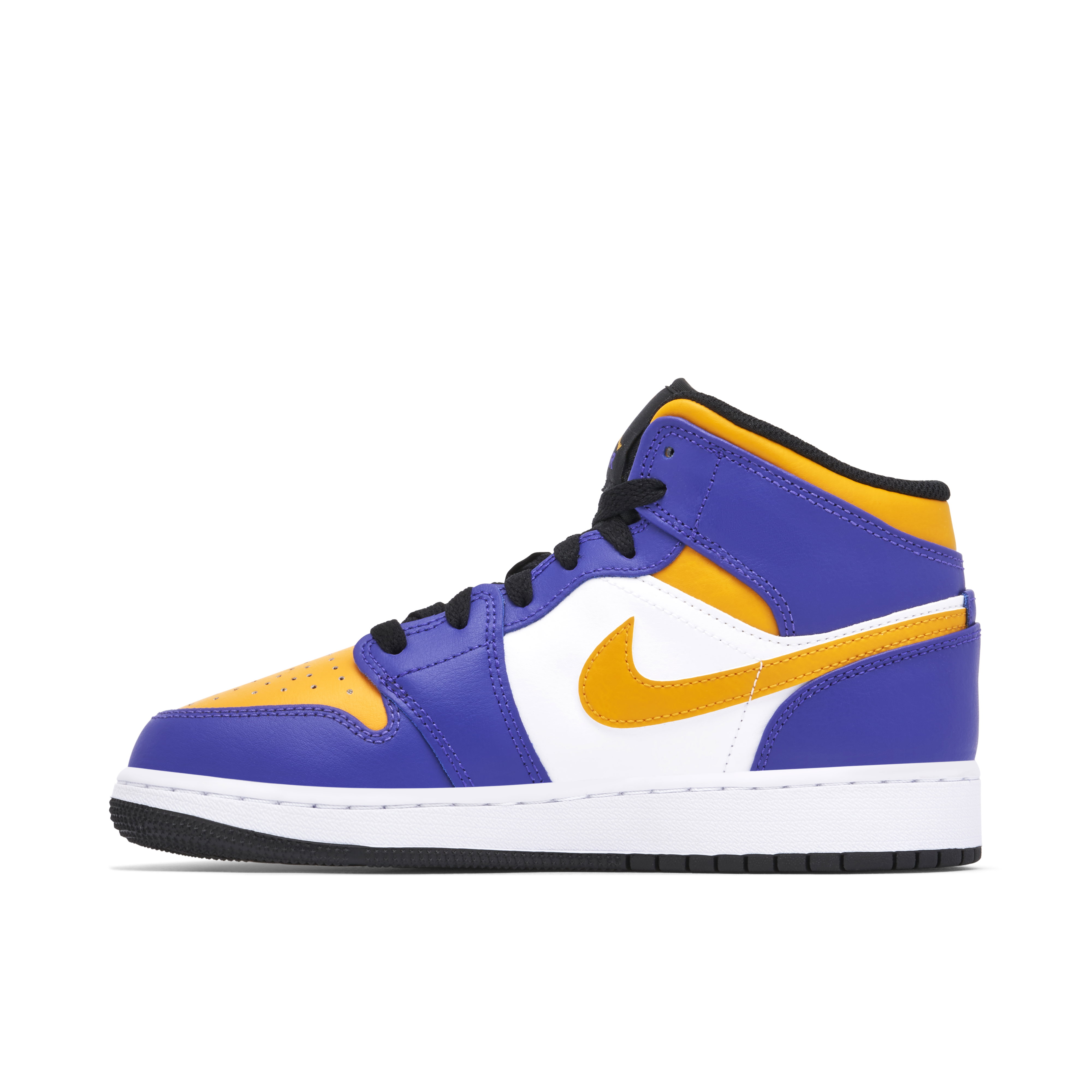 Air Jordan 1 Mid Lakers GS | DQ8423-517 | Laced