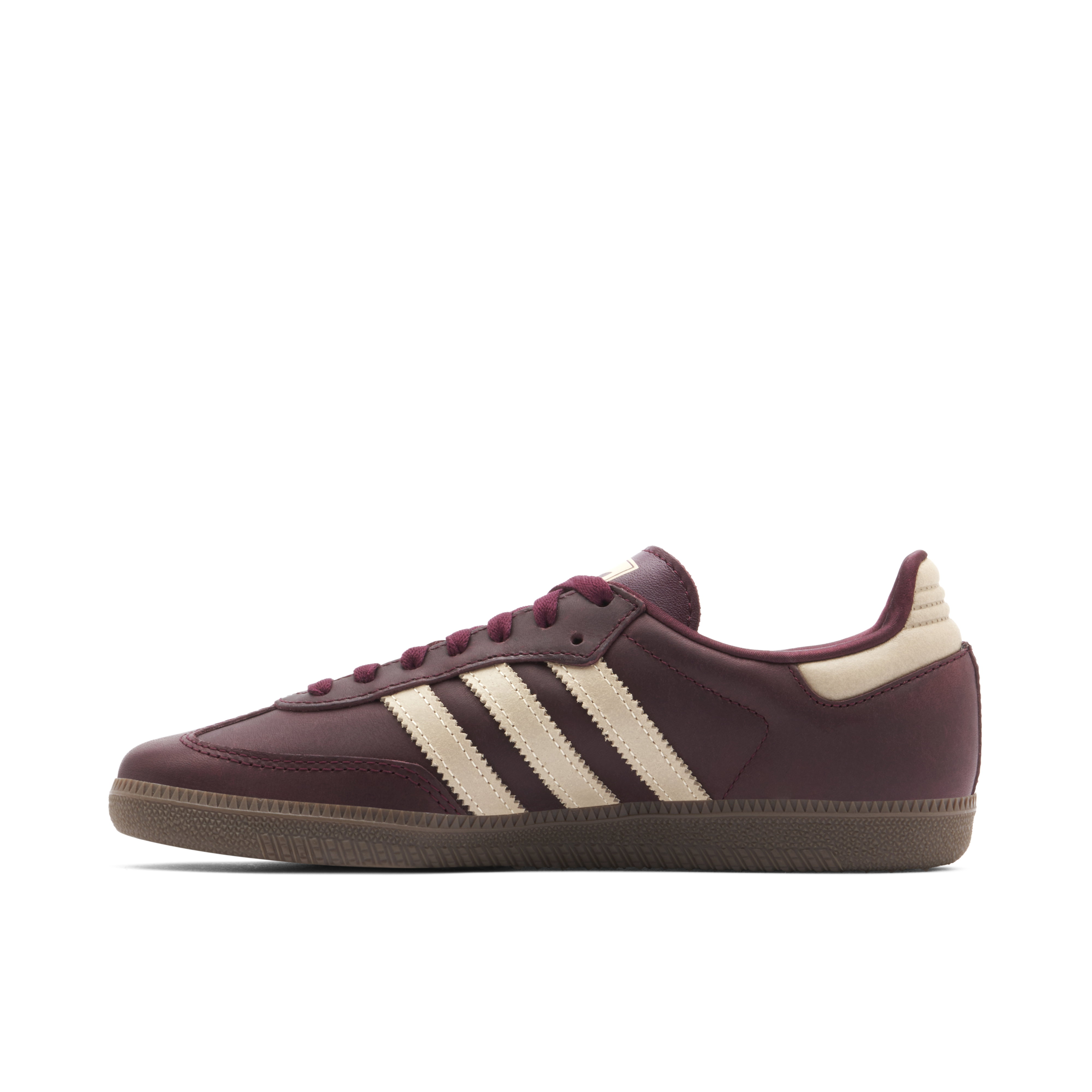 adidas samba OG IF7004 マルーン Adidas Samba OG Maroon Crystal Sand Womens | IF7004 | Laced