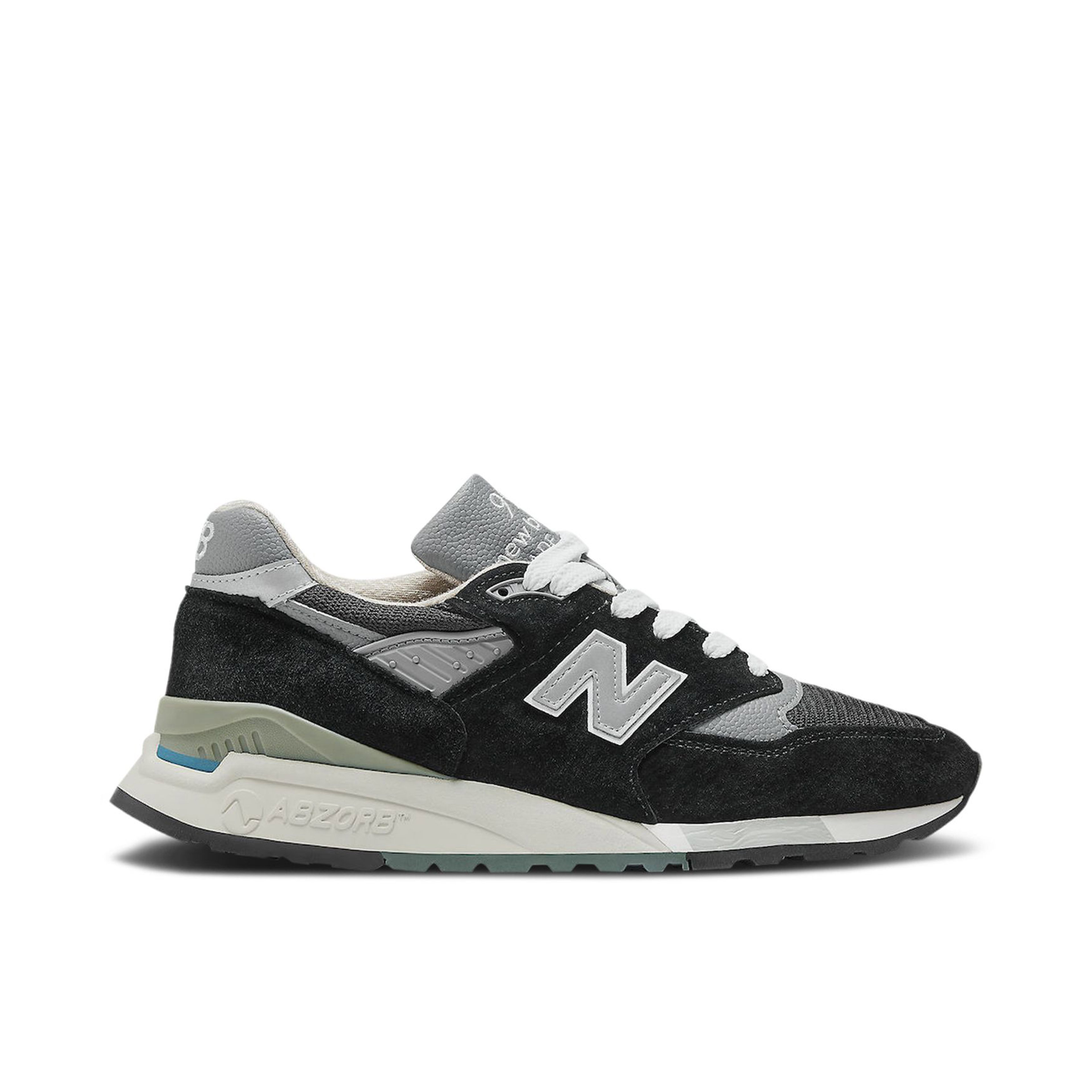 New Balance 998 MiUSA Black Silver
