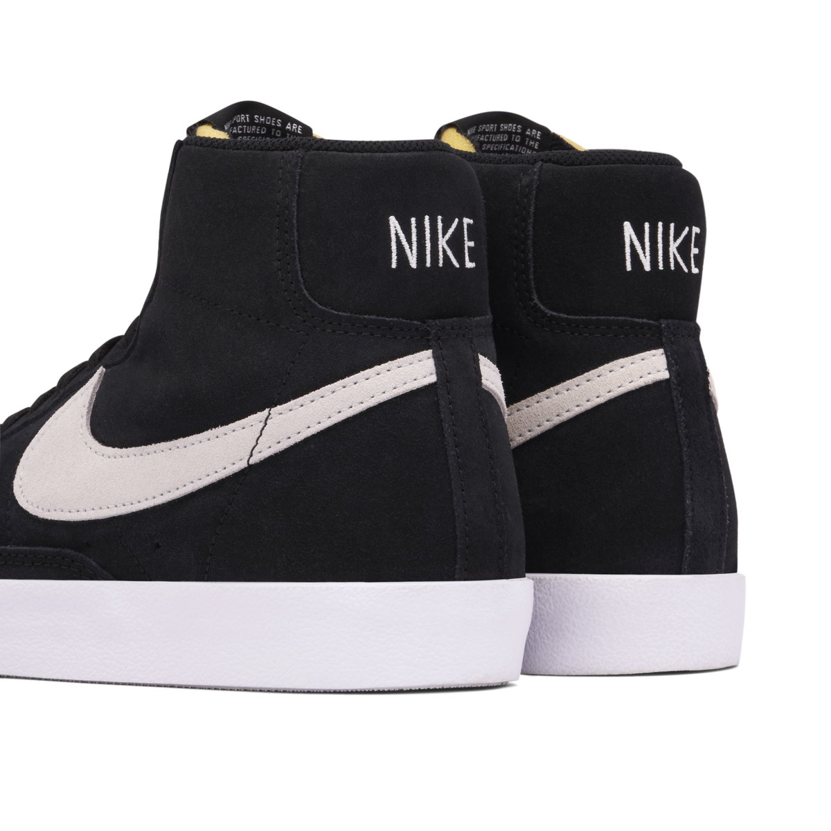 Nike Blazer Mid 77 Suede Black | CI1172-002 | Laced