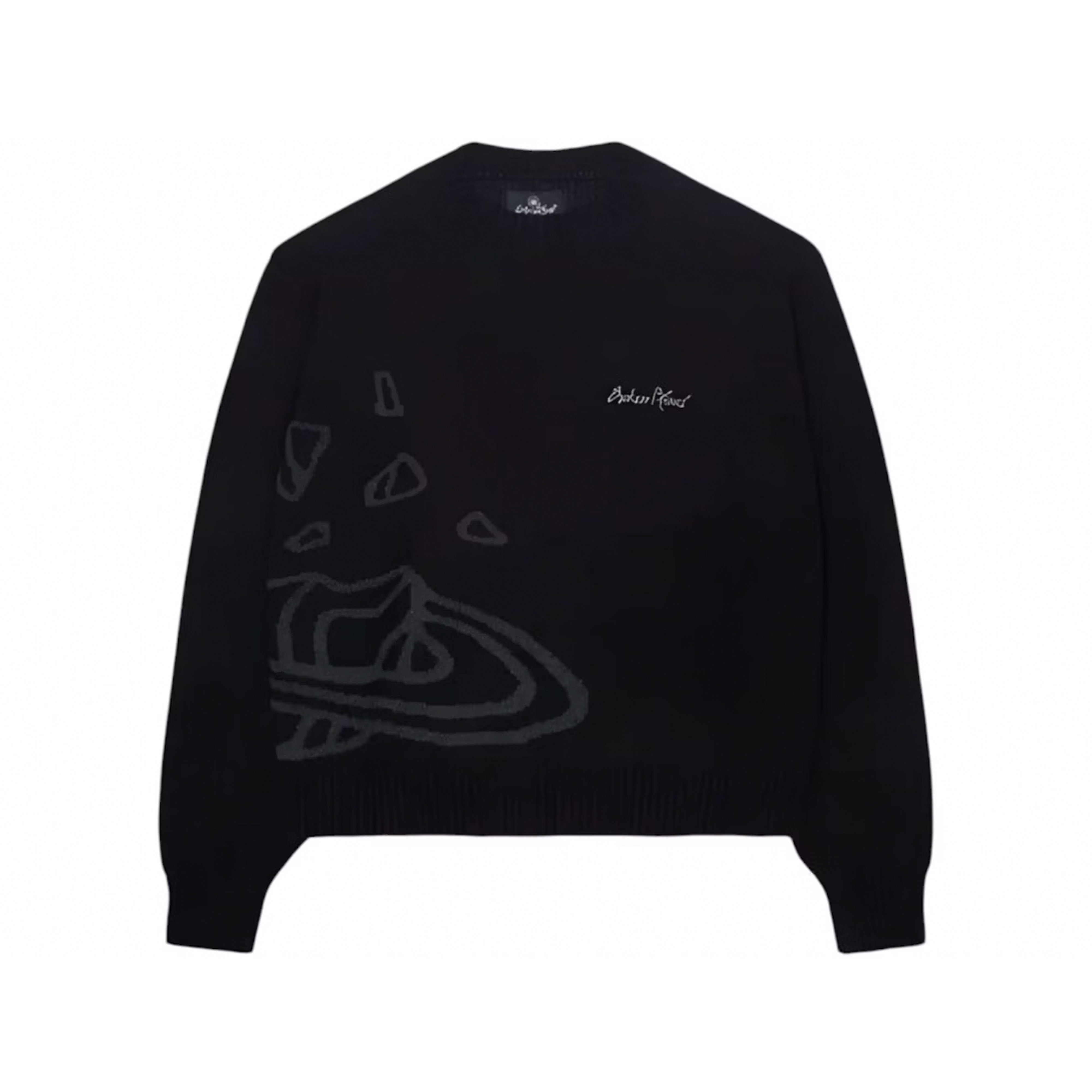 【soduk 】drawing knit / black Soduk drawing knit / black 【公式通販】