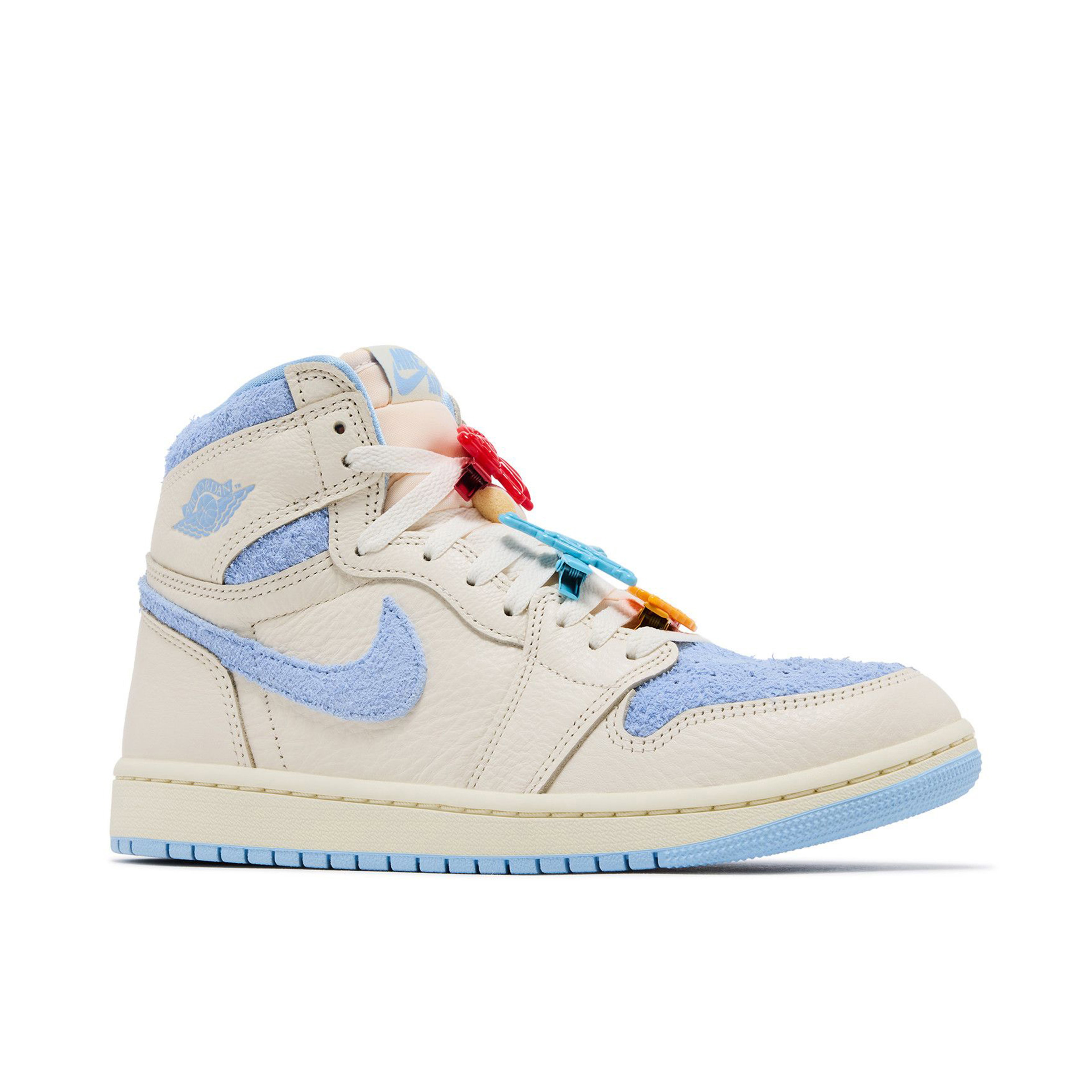 Air Jordan 1 Retro High OG Pale Ivory Psychic Blue Womens