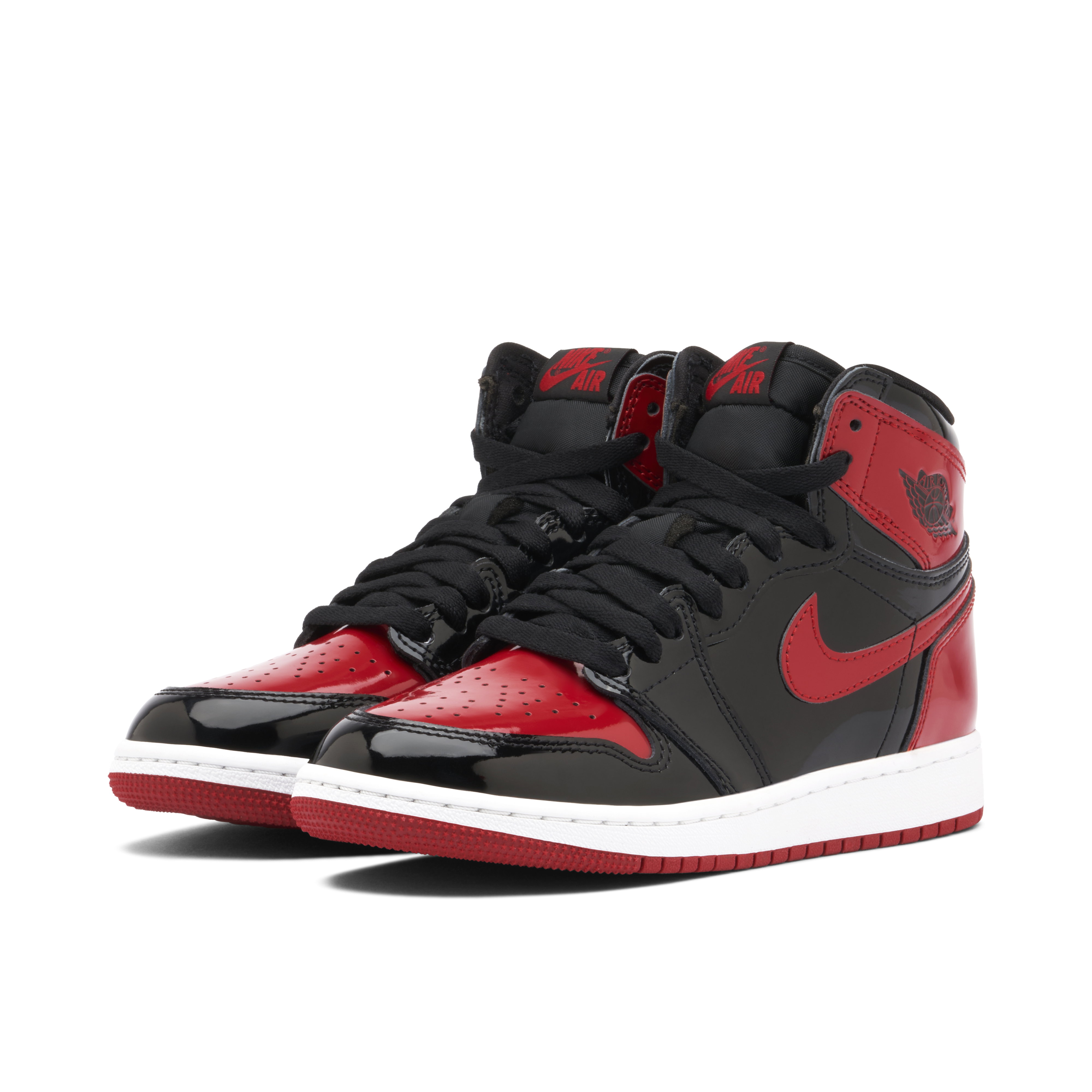 Air Jordan 1 High OG Patent Bred GS | 575441-063 | Laced