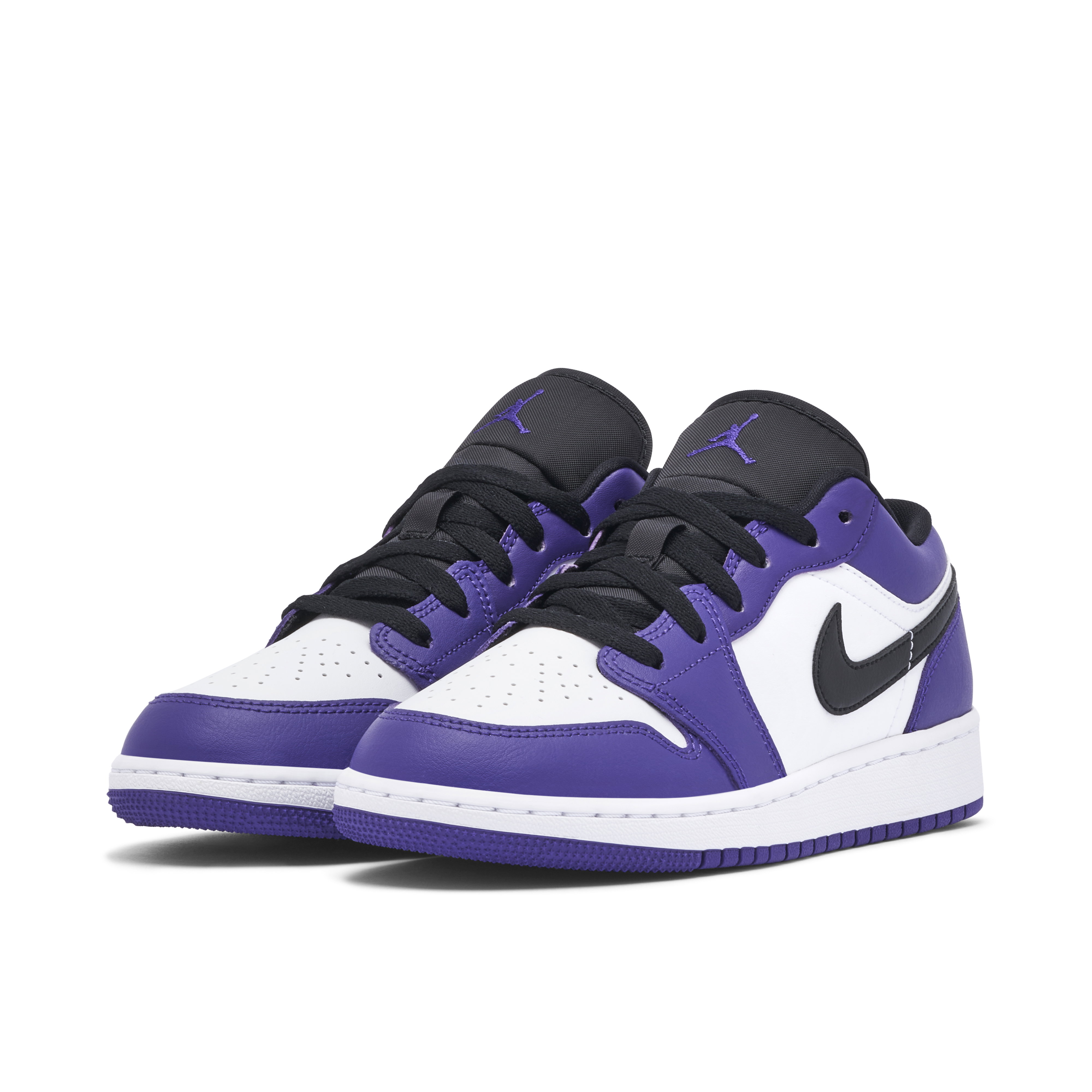 Air Jordan 1 Low GS Court Purple White | 553560-500 | Laced