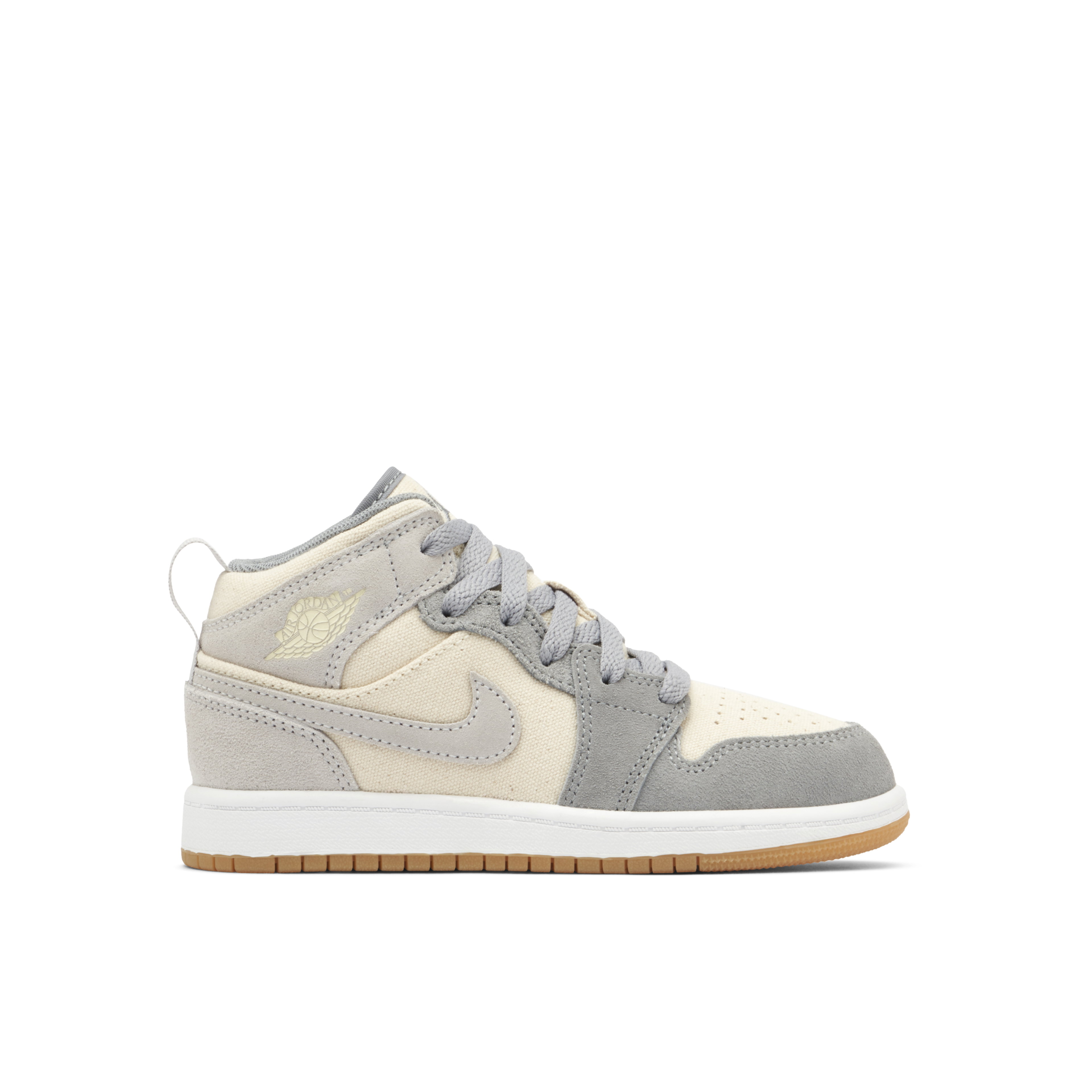 Air Jordan 1 Mid SE Coconut Milk Grey PS