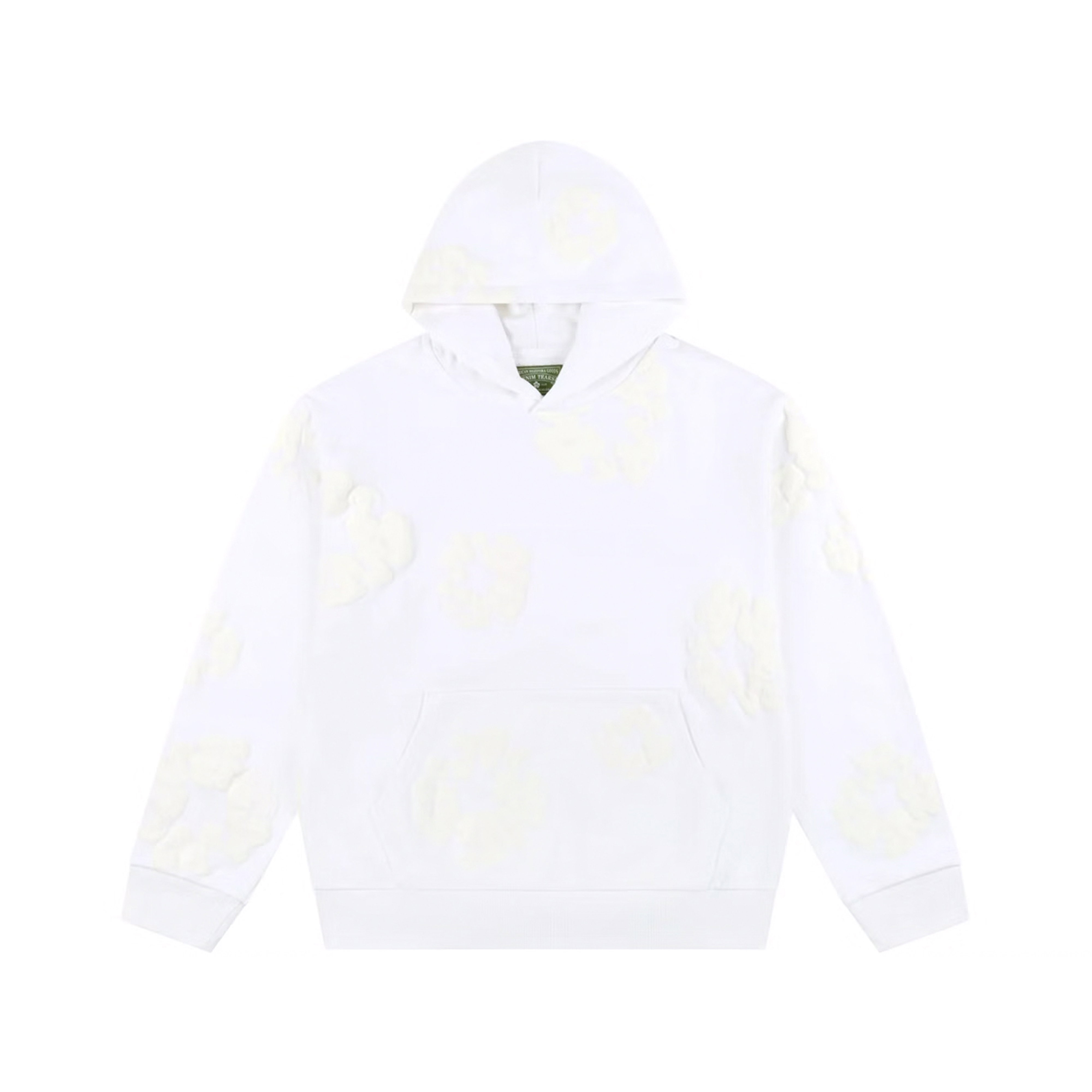 Denim Tears Mono Cotton Wreath Sweatshirt White | DENIM-TEARS