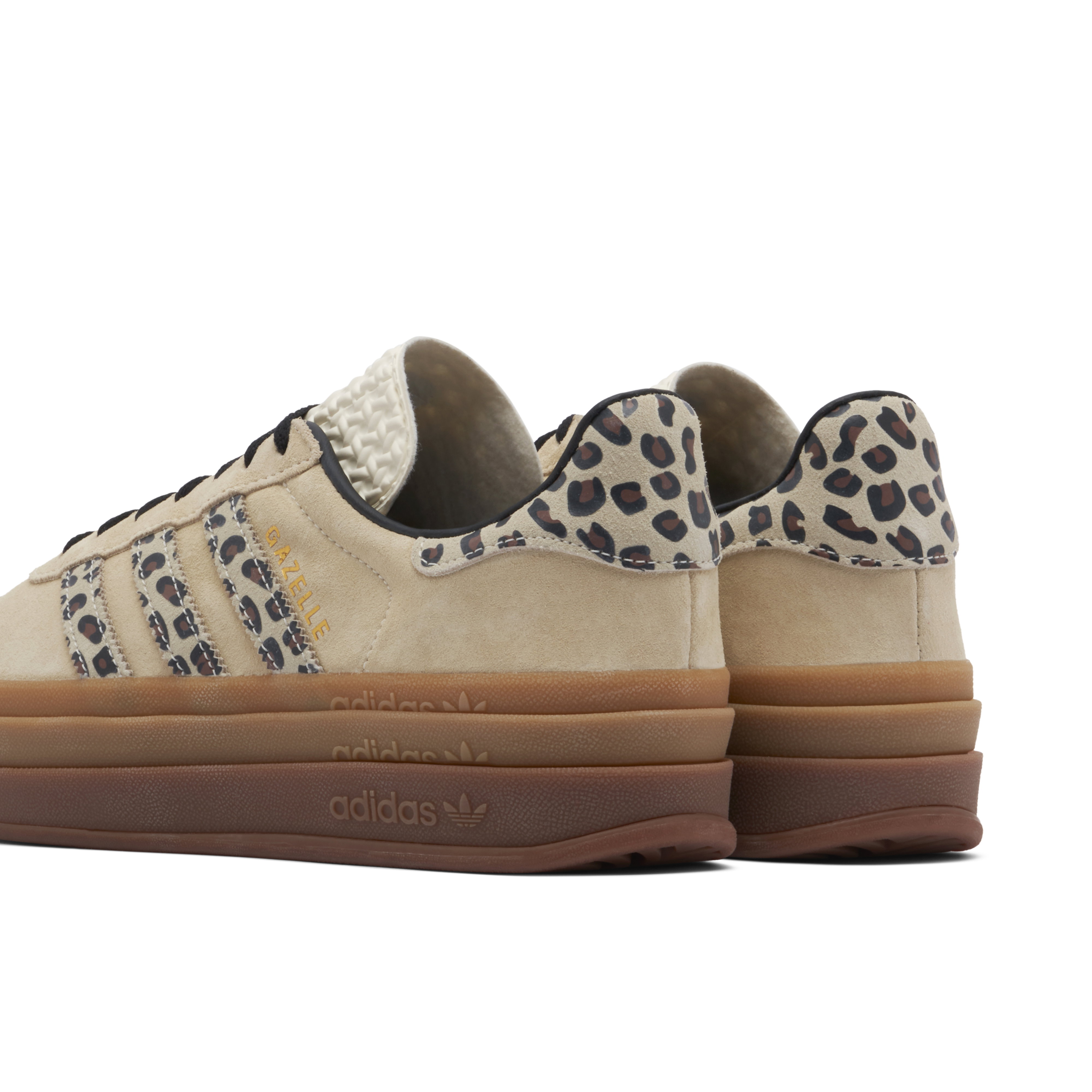 かにたま【完売品】 gazelle boldレオパード スニー Adidas Gazelle Bold Cream Black Leopard Womens | JI1370 | Laced