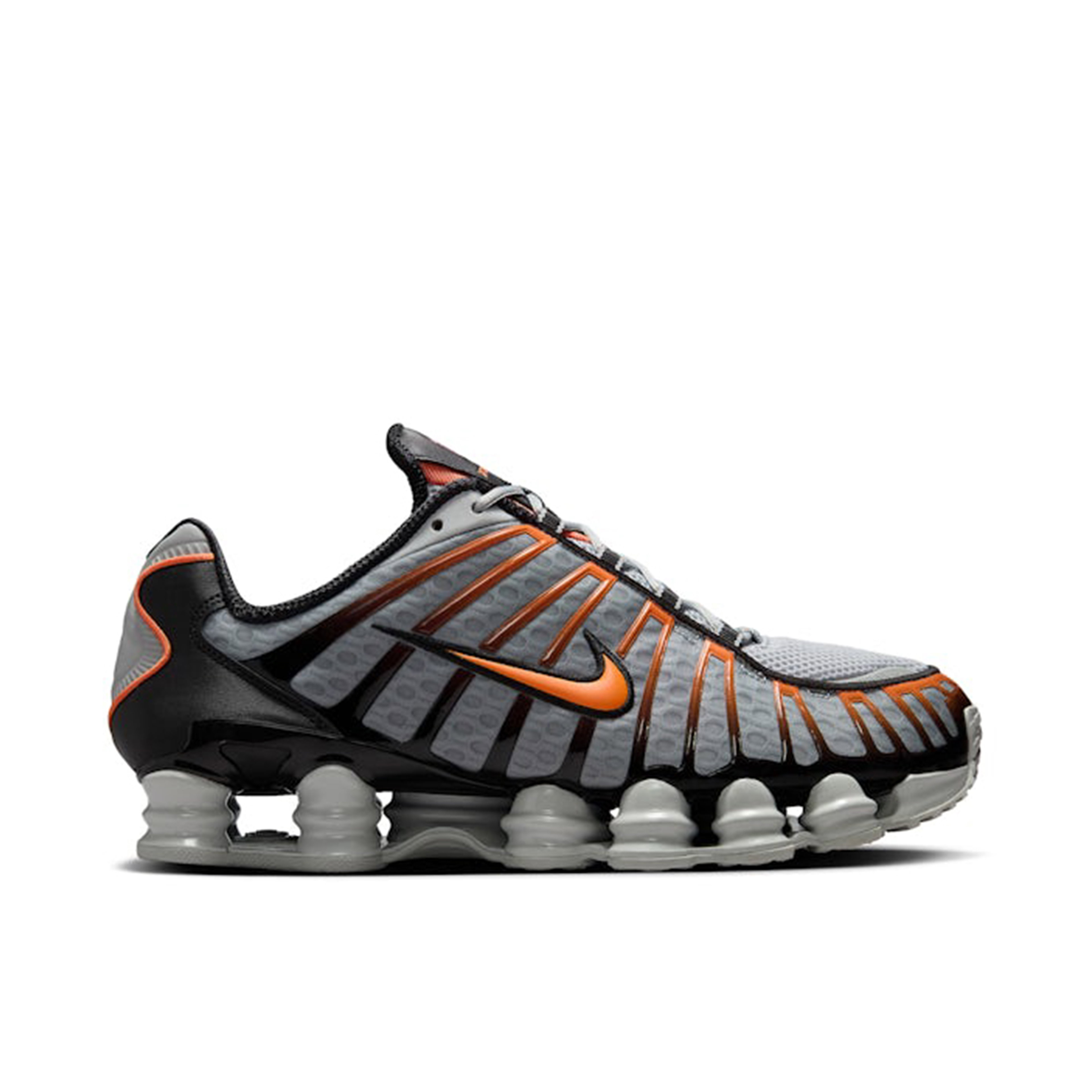 Nike Shox TL Light Smoke Grey Black Bright Mandarin