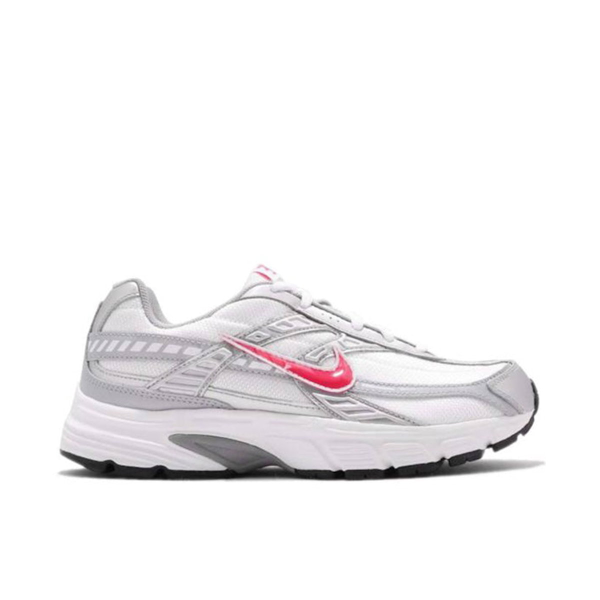 Nike Initiator Silver Red Womens | 394053-101 | Laced