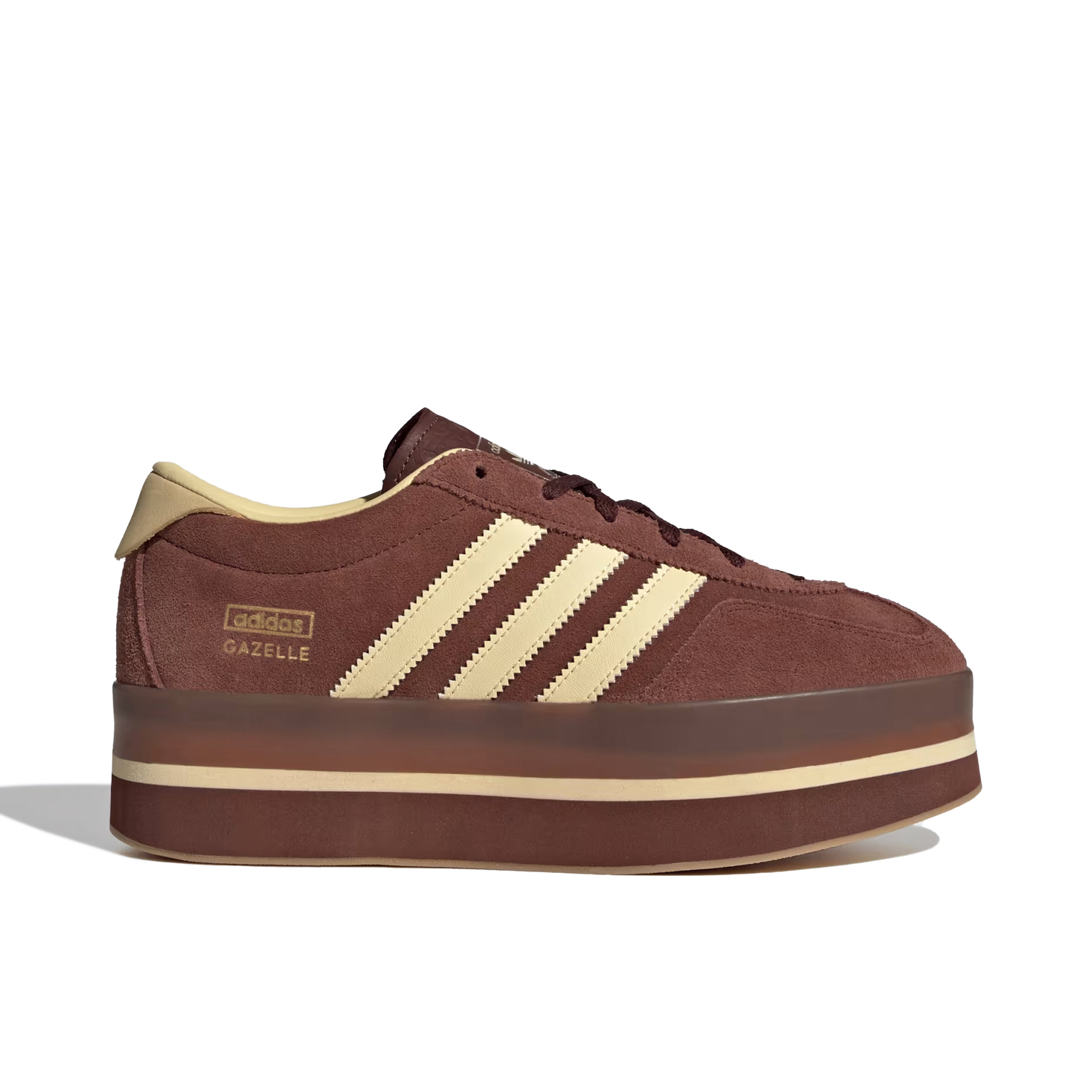 Adidas Gazelle Stack Fox Brown Orange Tint Womens