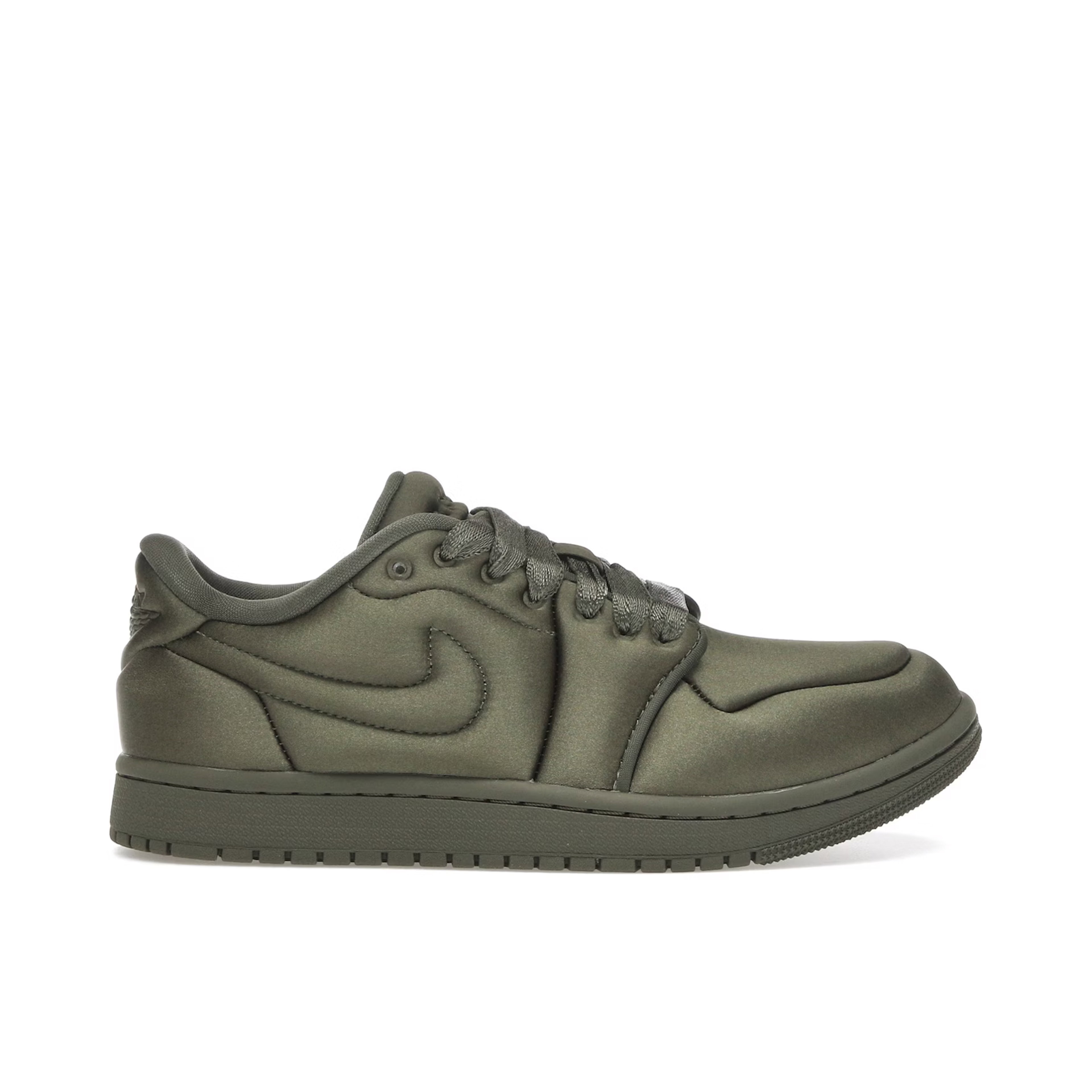 Air Jordan 1 Low Method of Make Satin Medium Olive Womens
