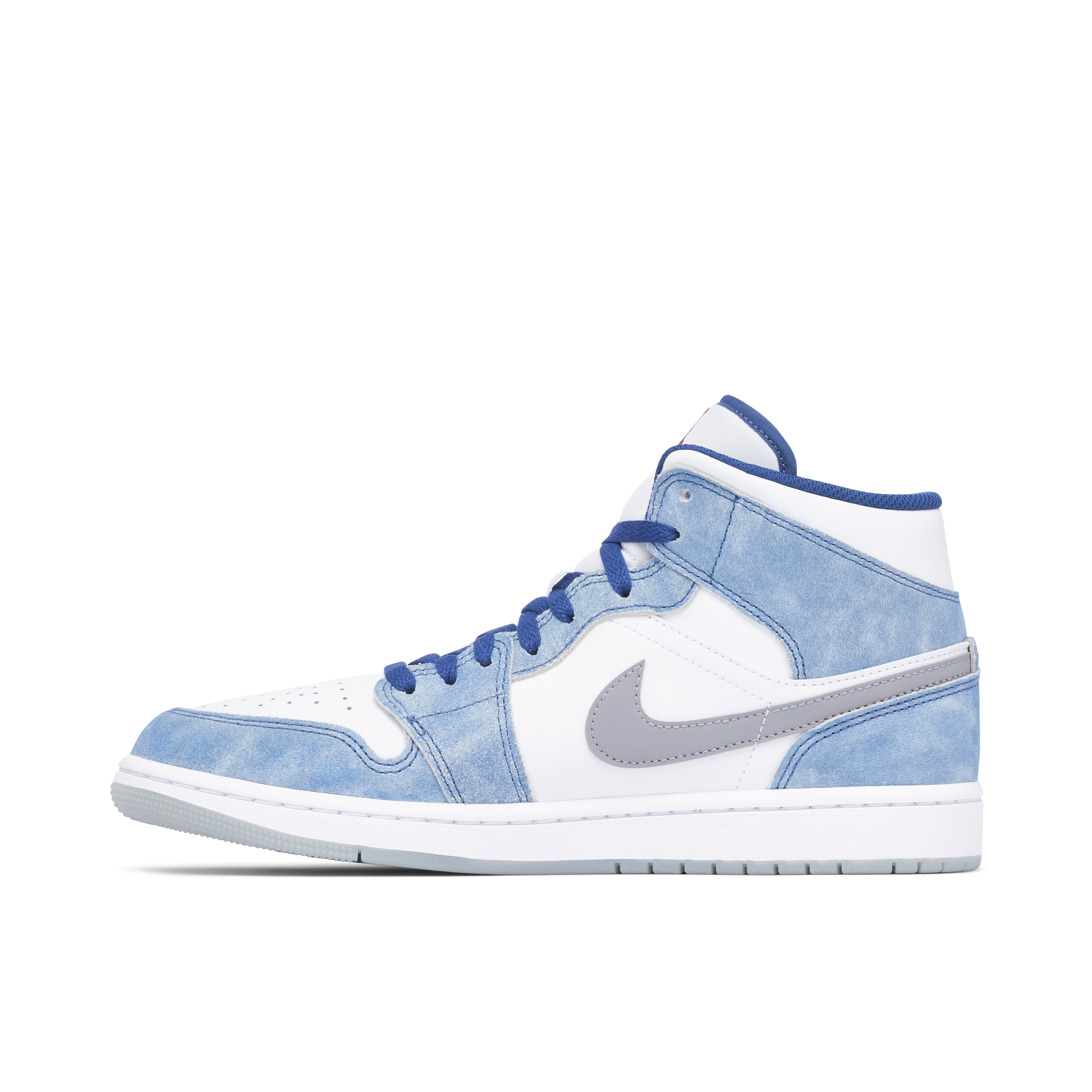 Air Jordan 1 Mid French Blue Fire Red | DN3706-401 | Laced