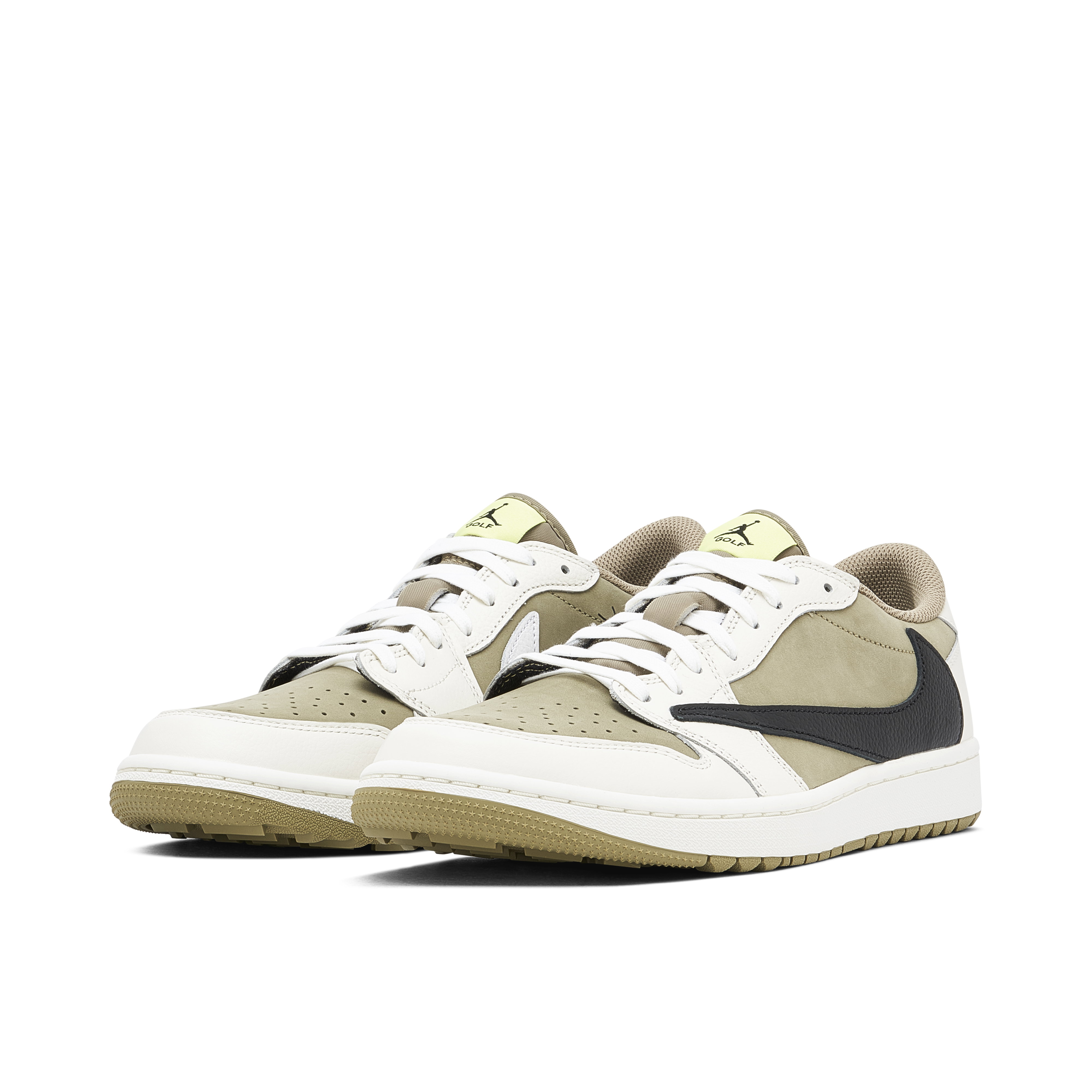 Air Jordan 1 Low Golf x Travis Scott Olive Black | FZ3124-200 | Laced