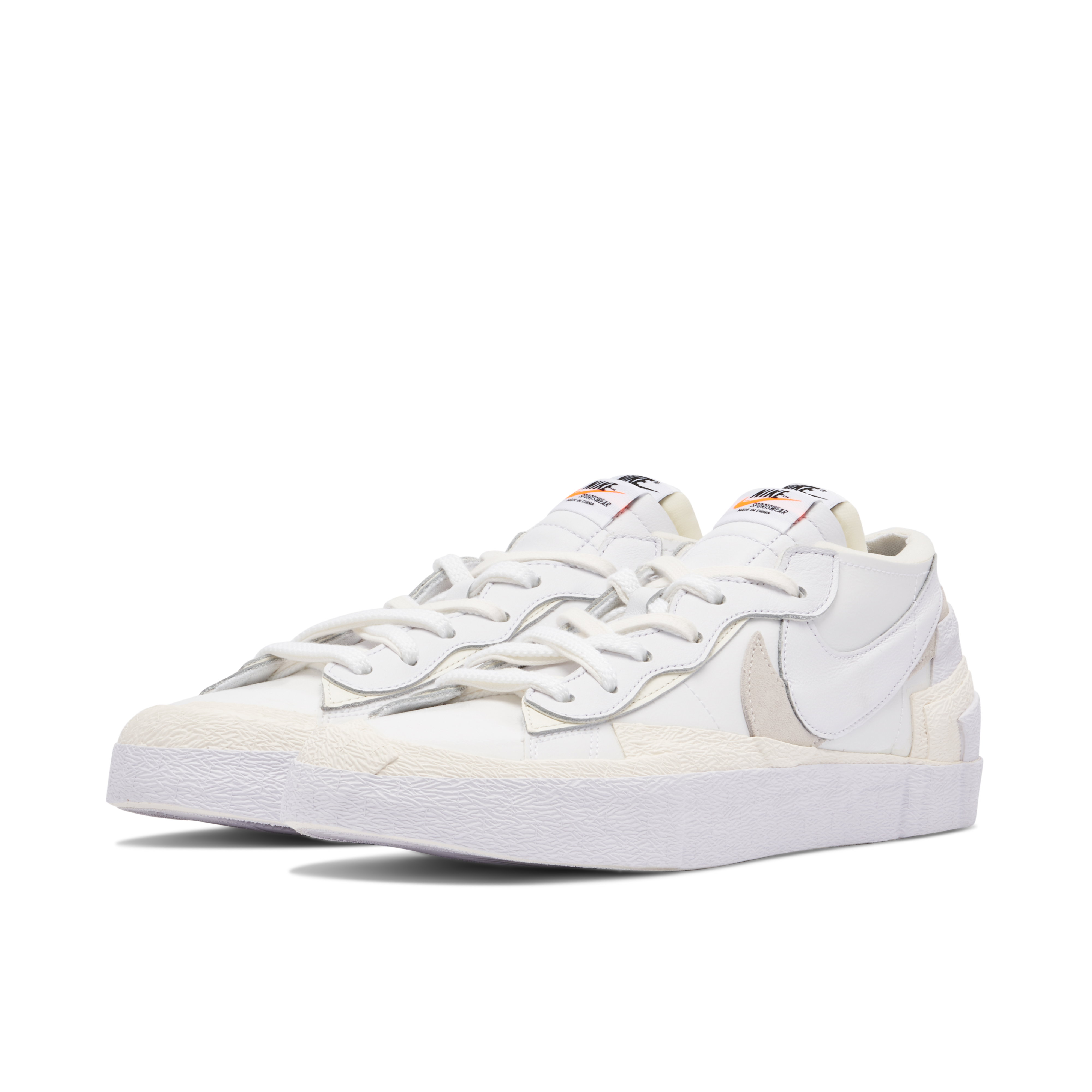 sacai x Nike Blazer Low White | DM6443-100 | Laced