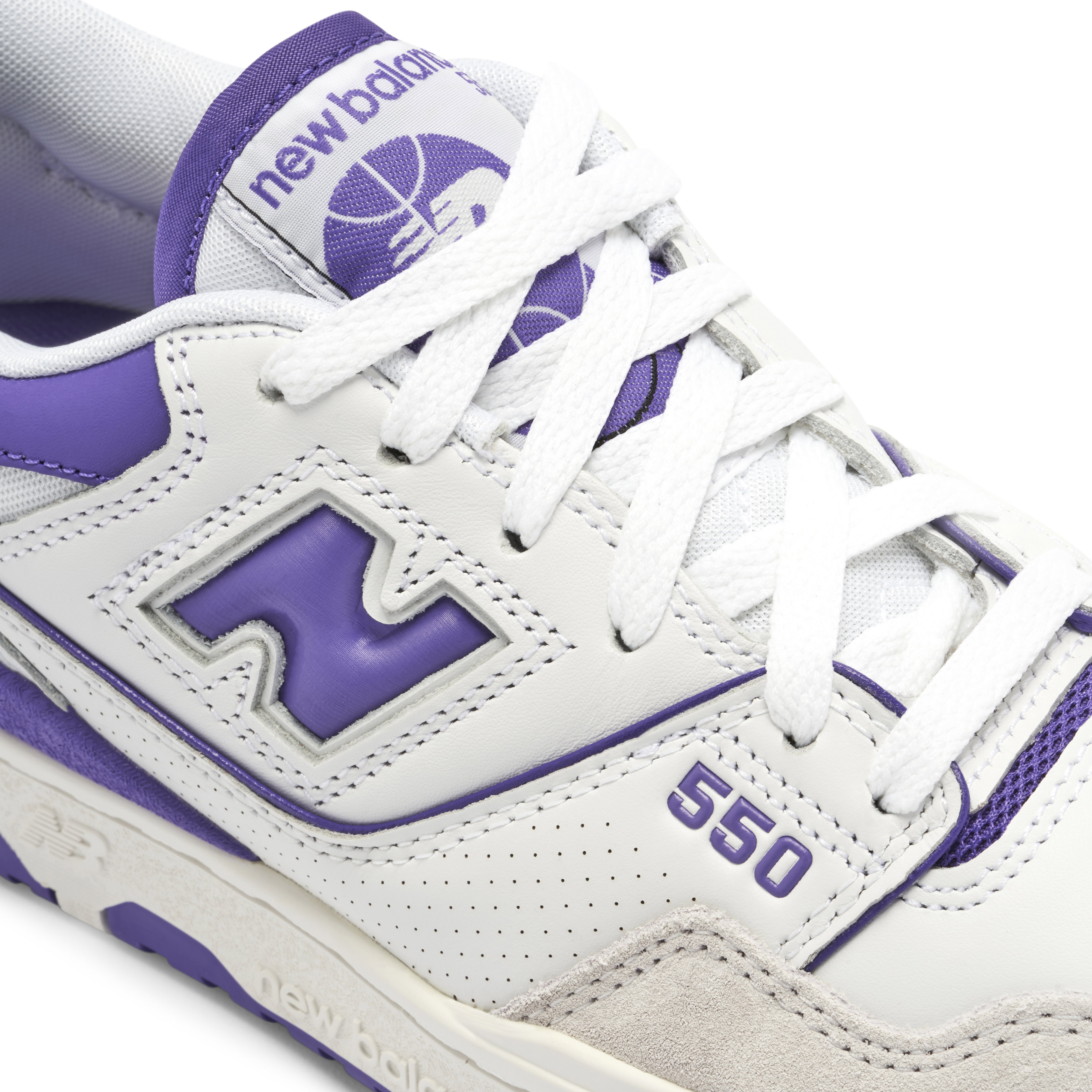 New Balance 550 White Purple | BB550WR1 | Laced