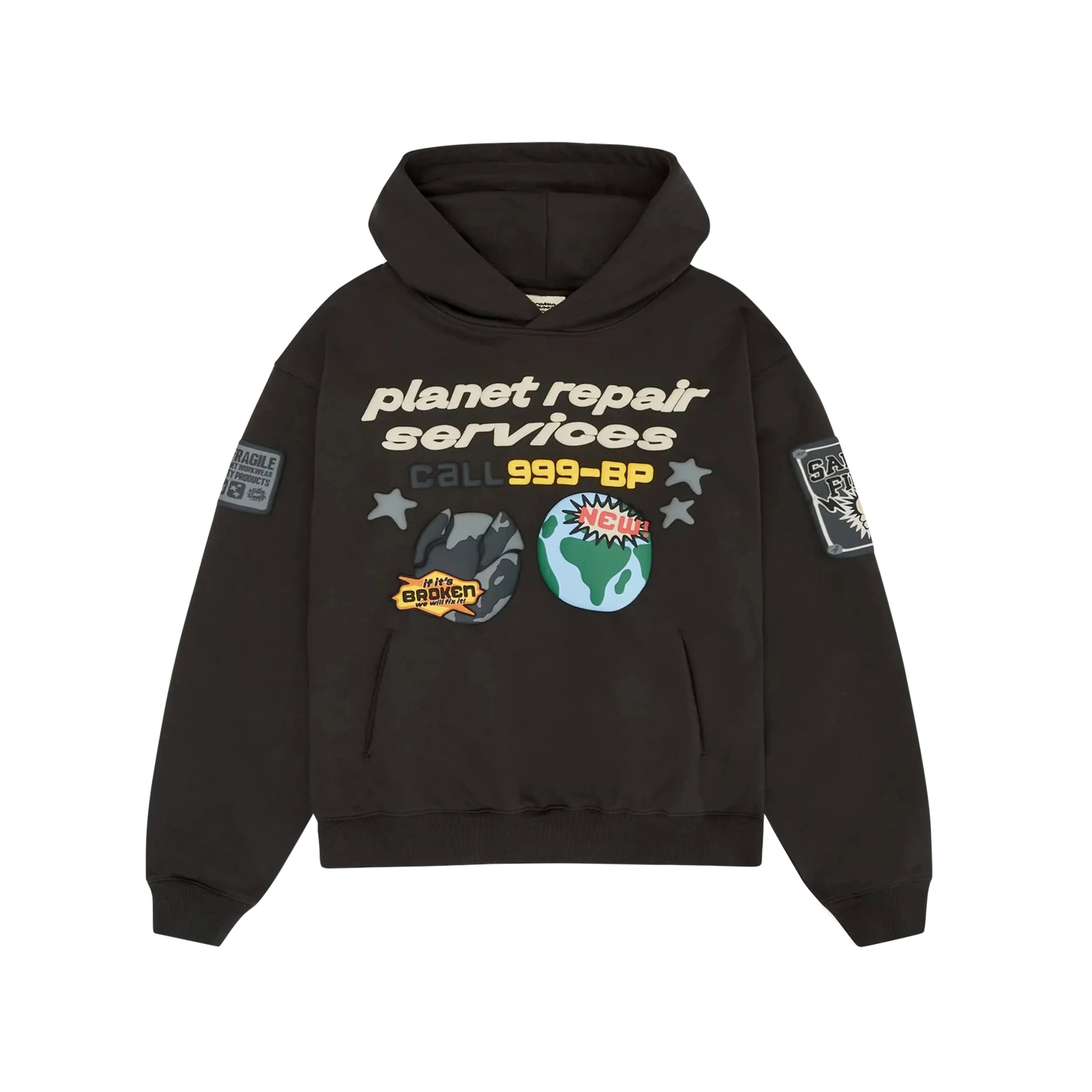 Broken Planet グレー フルジップパーカー Broken Planet The Planet Is Your Zip Up Hoodie Ash Heather Grey - US
