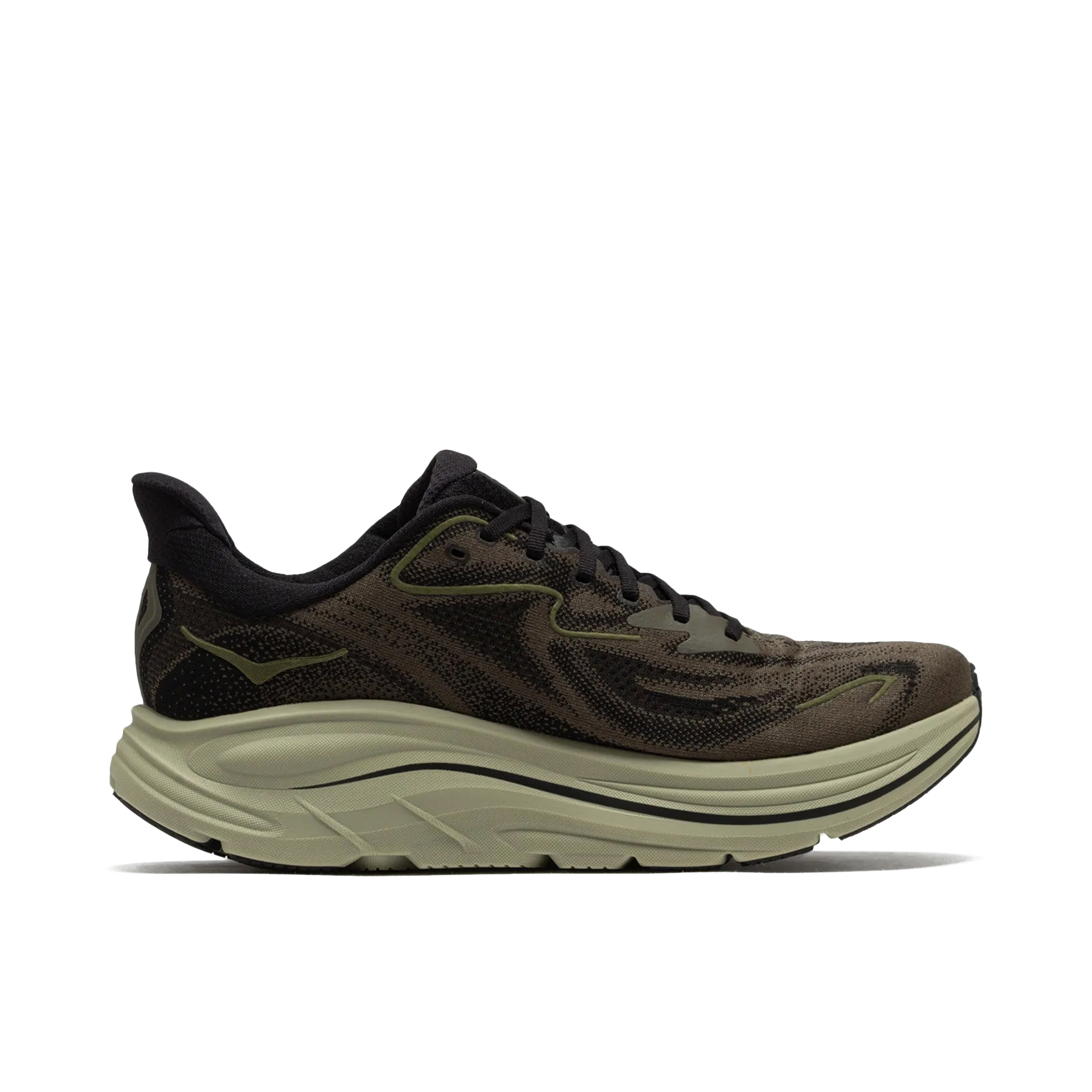 Hoka One One Clifton 10 Dark Roast Black