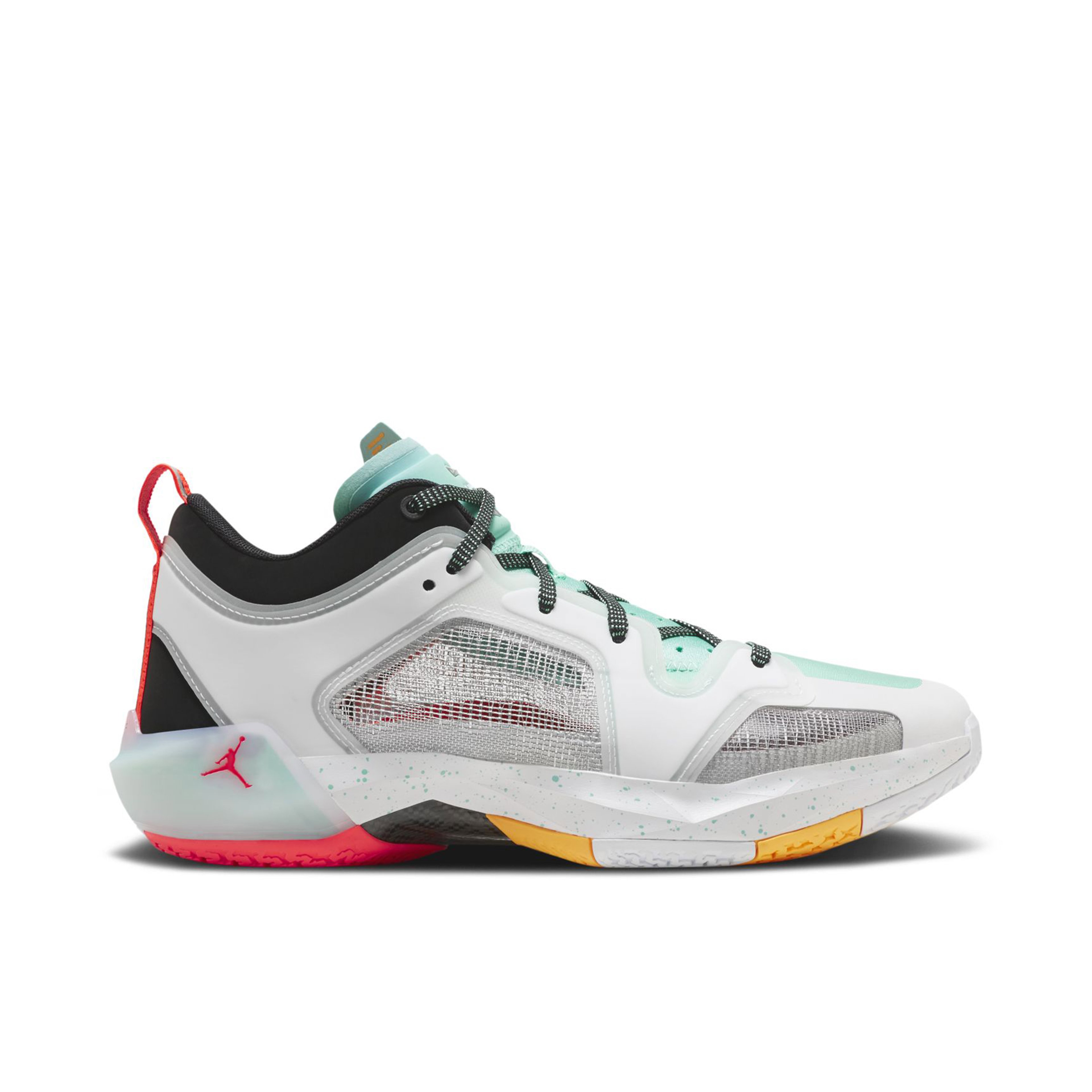 Air Jordan 37 Low PF Guo Ailun White Island Green Black Metallic Silver