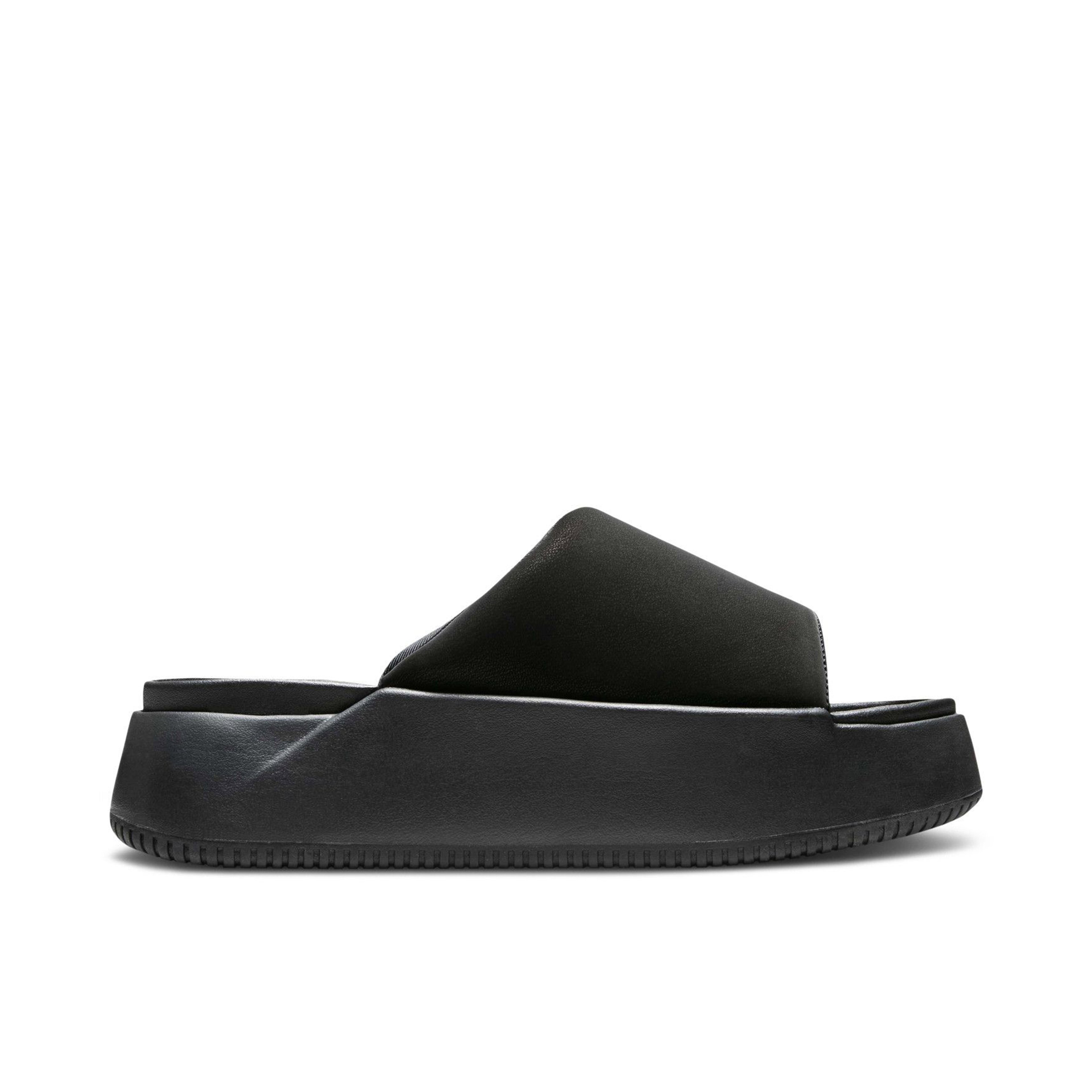 Nike Calm Elevation Slide Triple Black Womens