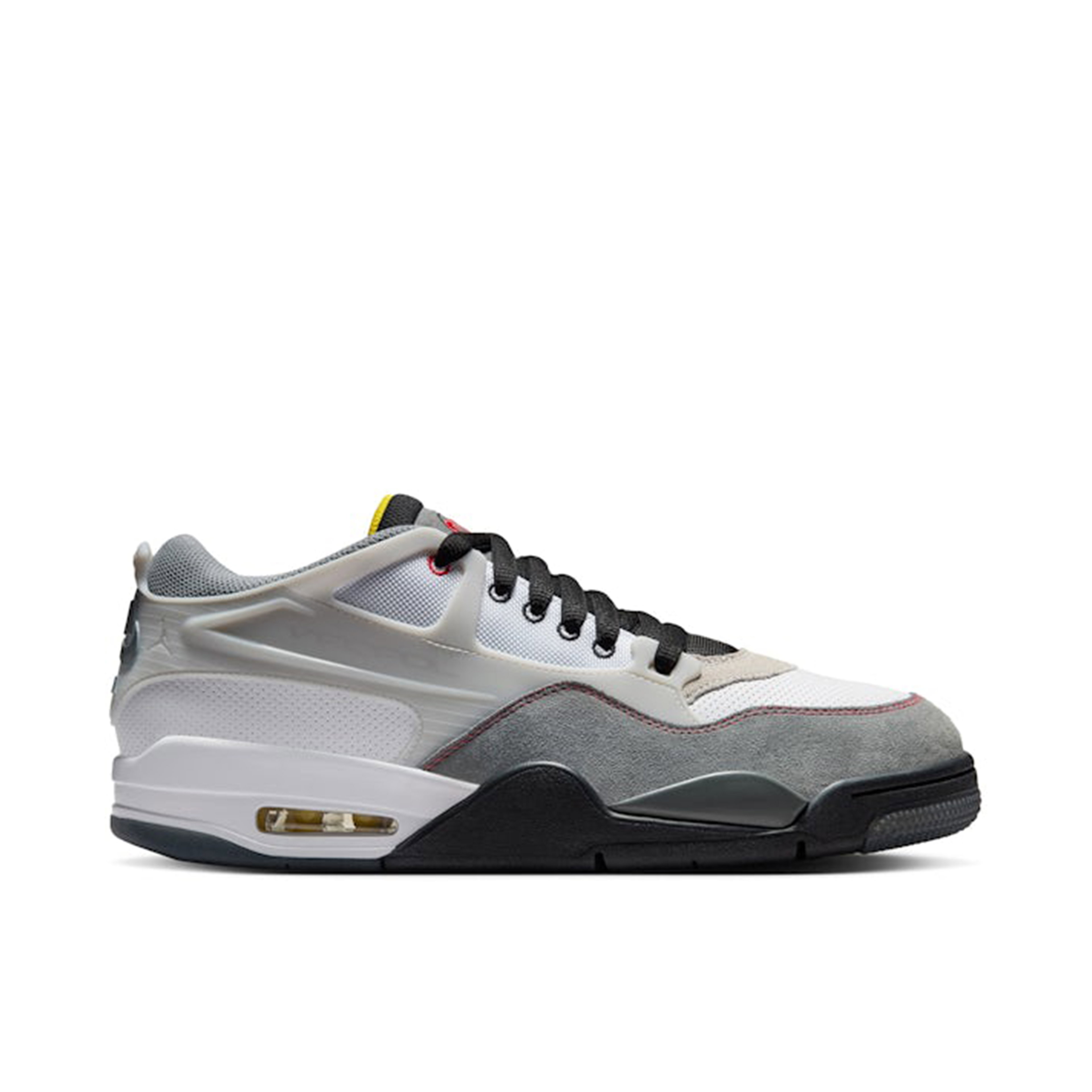 Air Jordan 4 RM Premium White Black Smoke Grey Fire Red