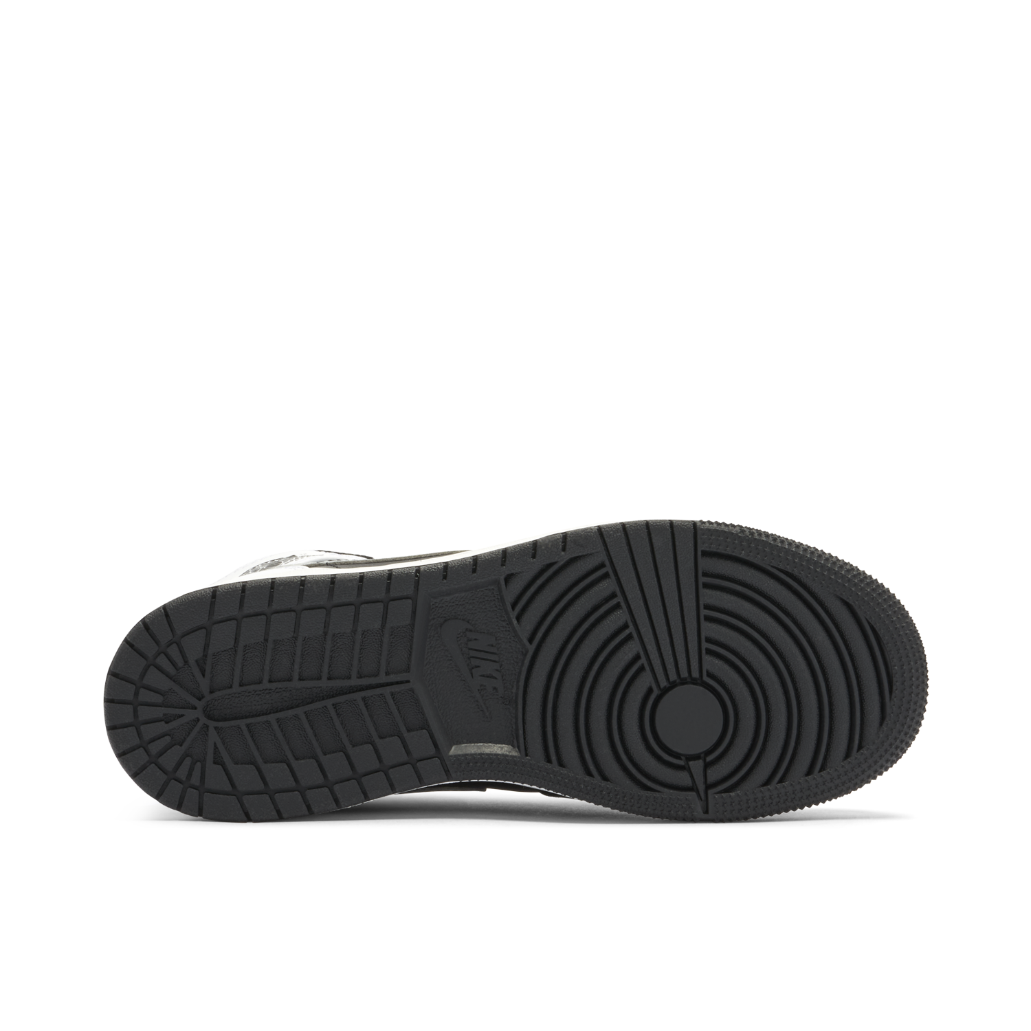 Air Jordan 1 Mid White Shadow GS