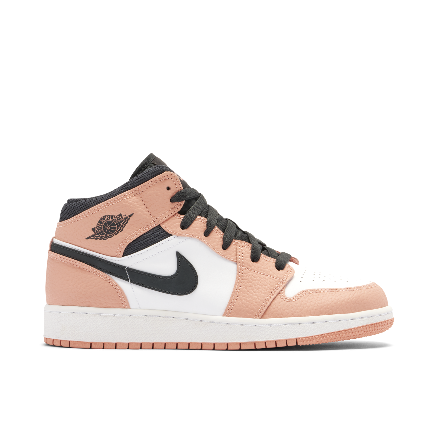 Air Jordan 1 Mid Pink Quartz GS