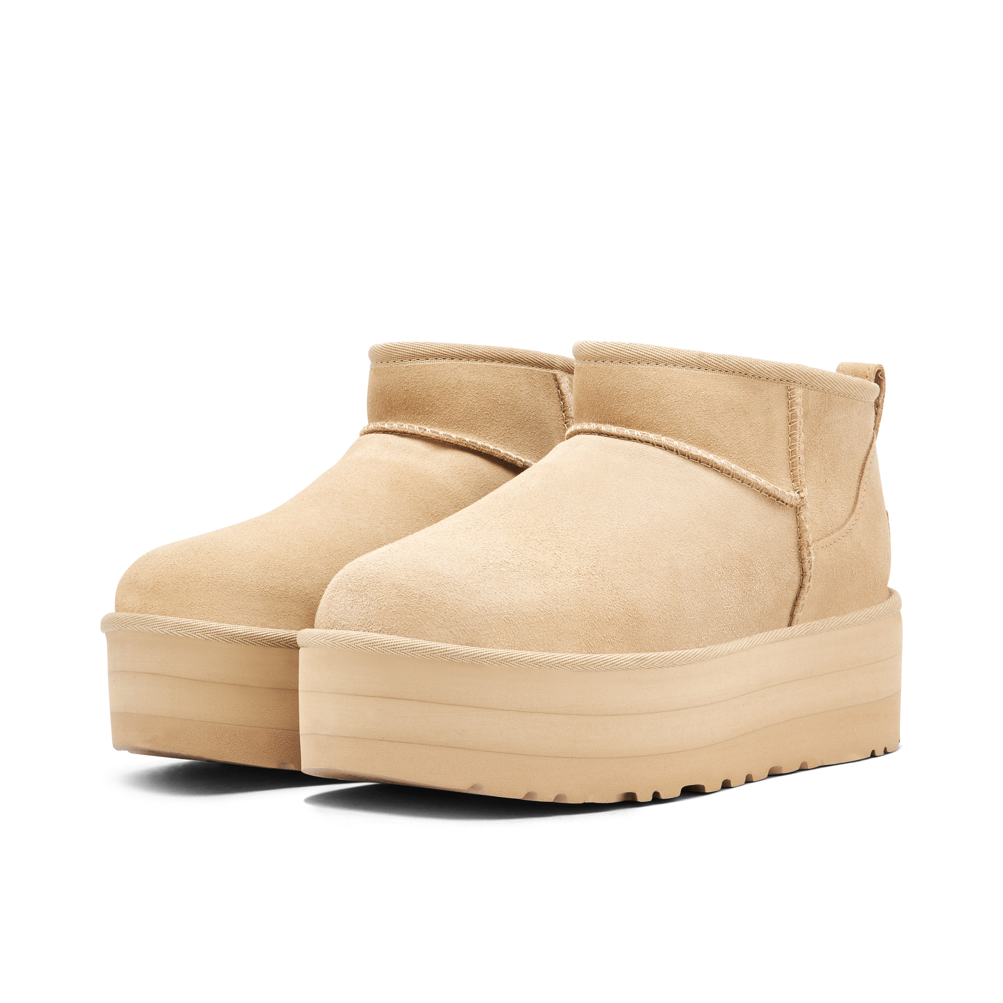UGG Classic Ultra Mini Platform Boot Mustard Seed Womens | 1135092