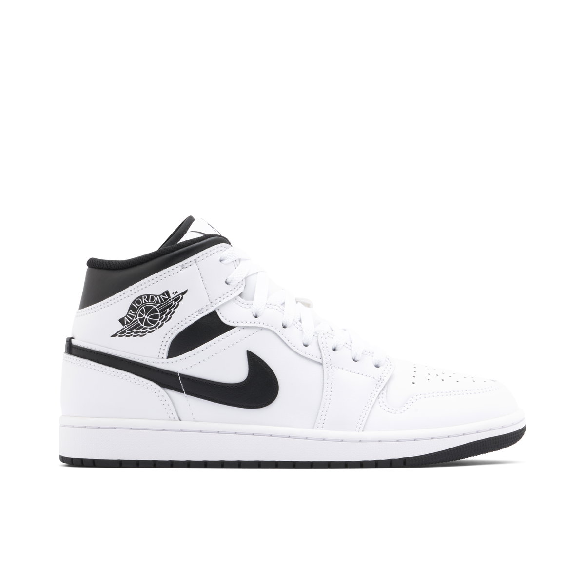 Air Jordan 1 Mid White Black | DQ8426-132 | Laced