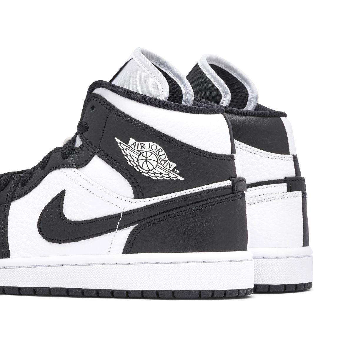 Air Jordan 1 Mid Split Black White Womens Two Tone | DR0501-101 
