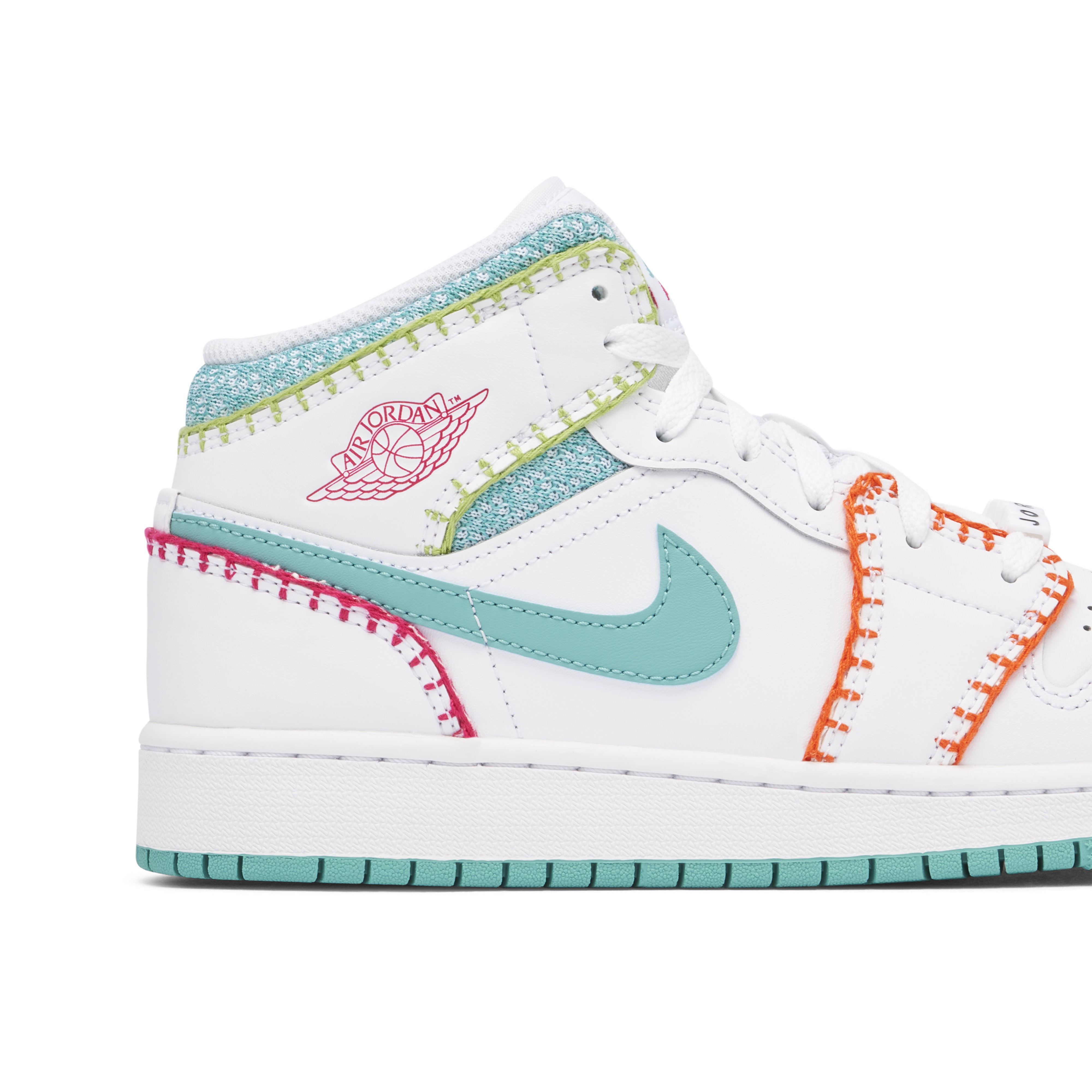 Air Jordan 1 Mid Multi Knit GS | DM6218-100 | Laced