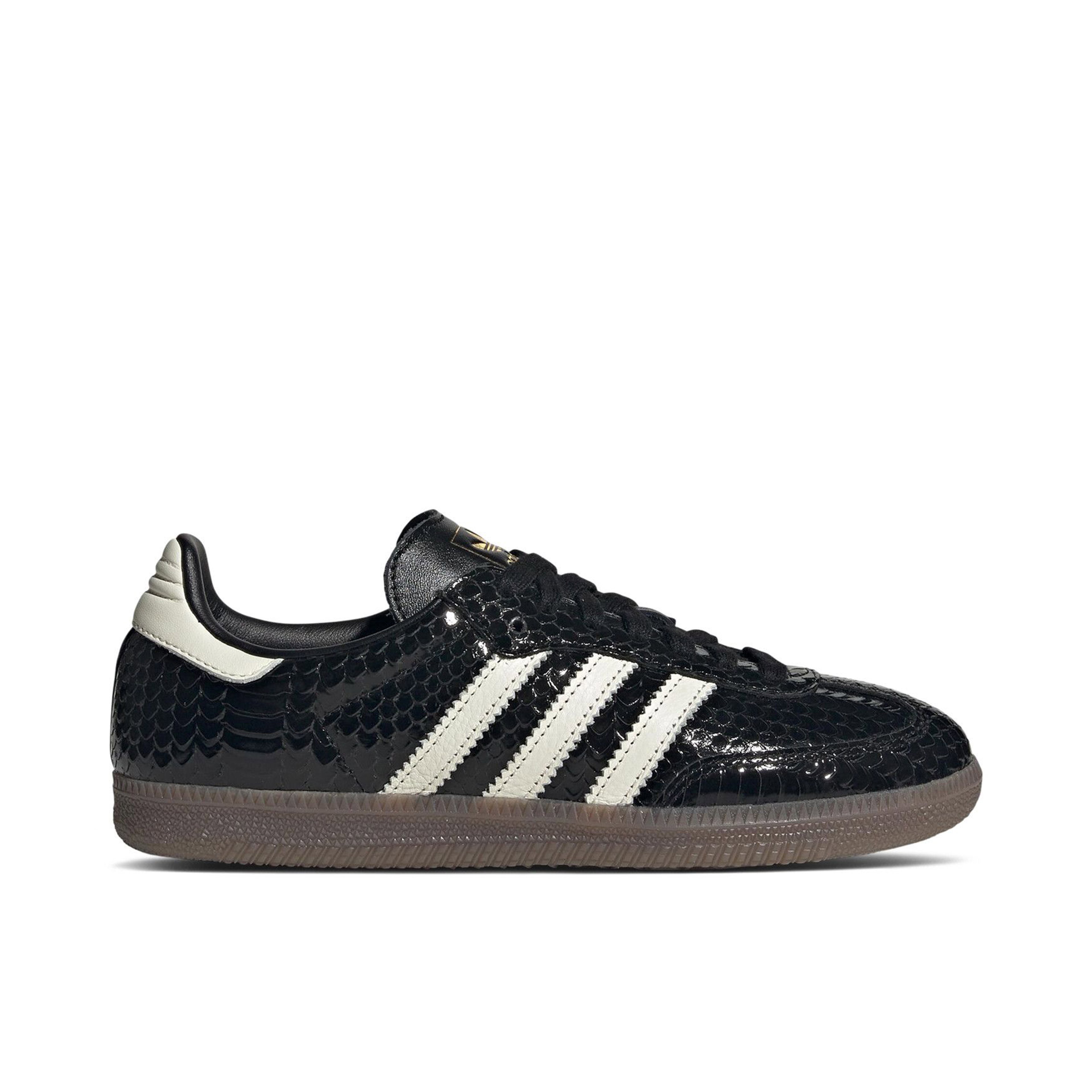Adidas Samba OG Patent Snakeskin Black Off White Womens