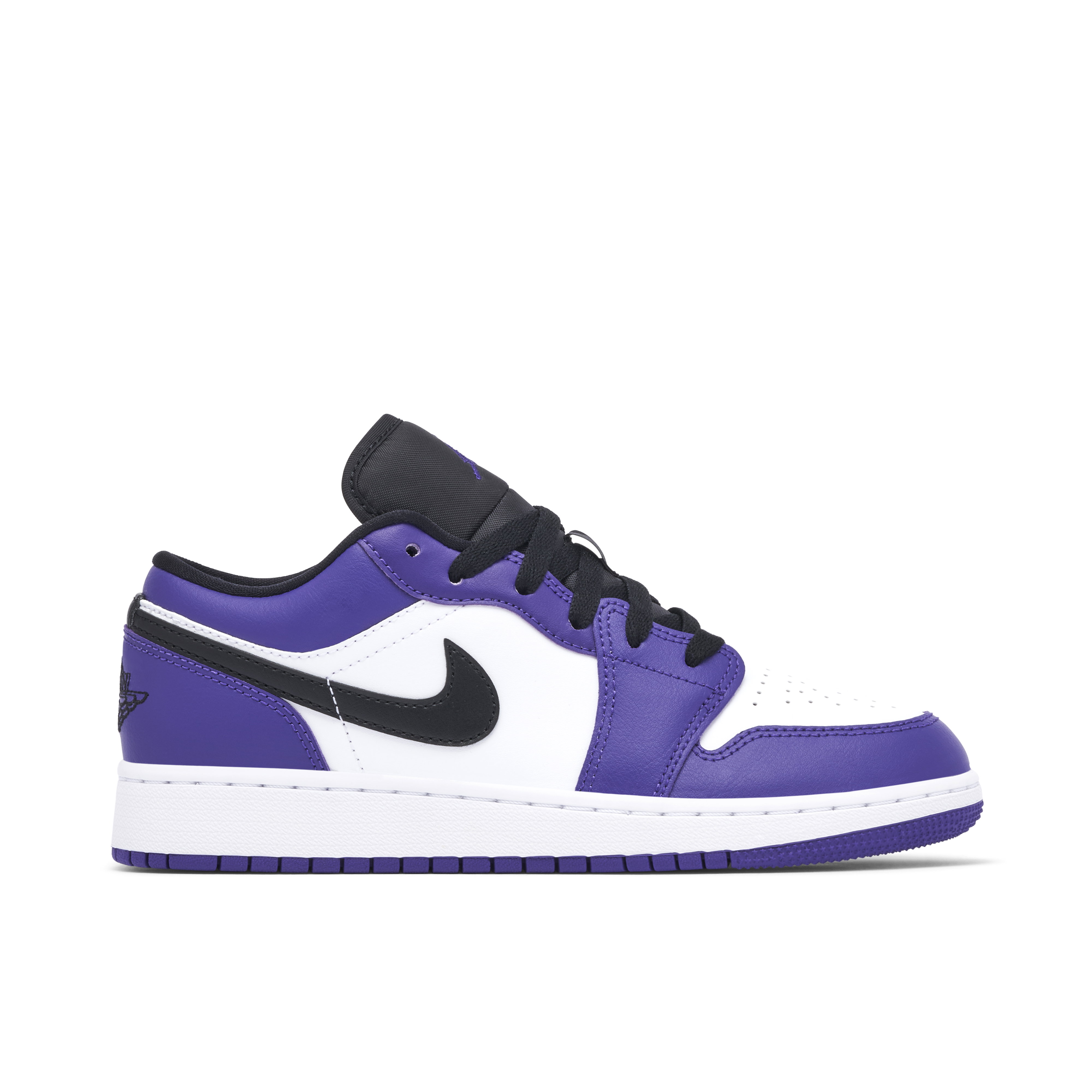 Air Jordan 1 Low GS Court Purple White | 553560-500 | Laced