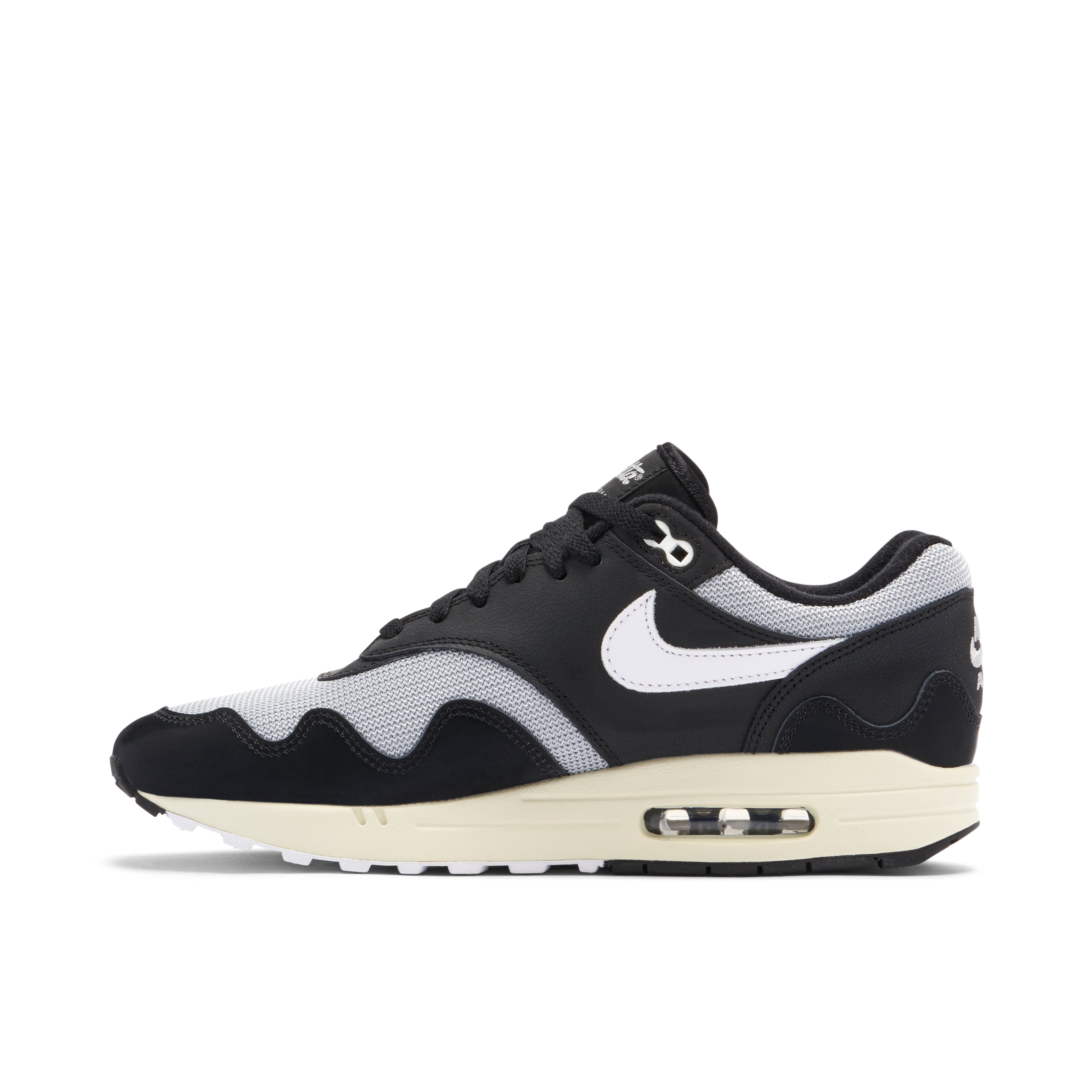 Patta x Nike Air Max 1 Black White (With Bracelet) | DQ0299-001-S