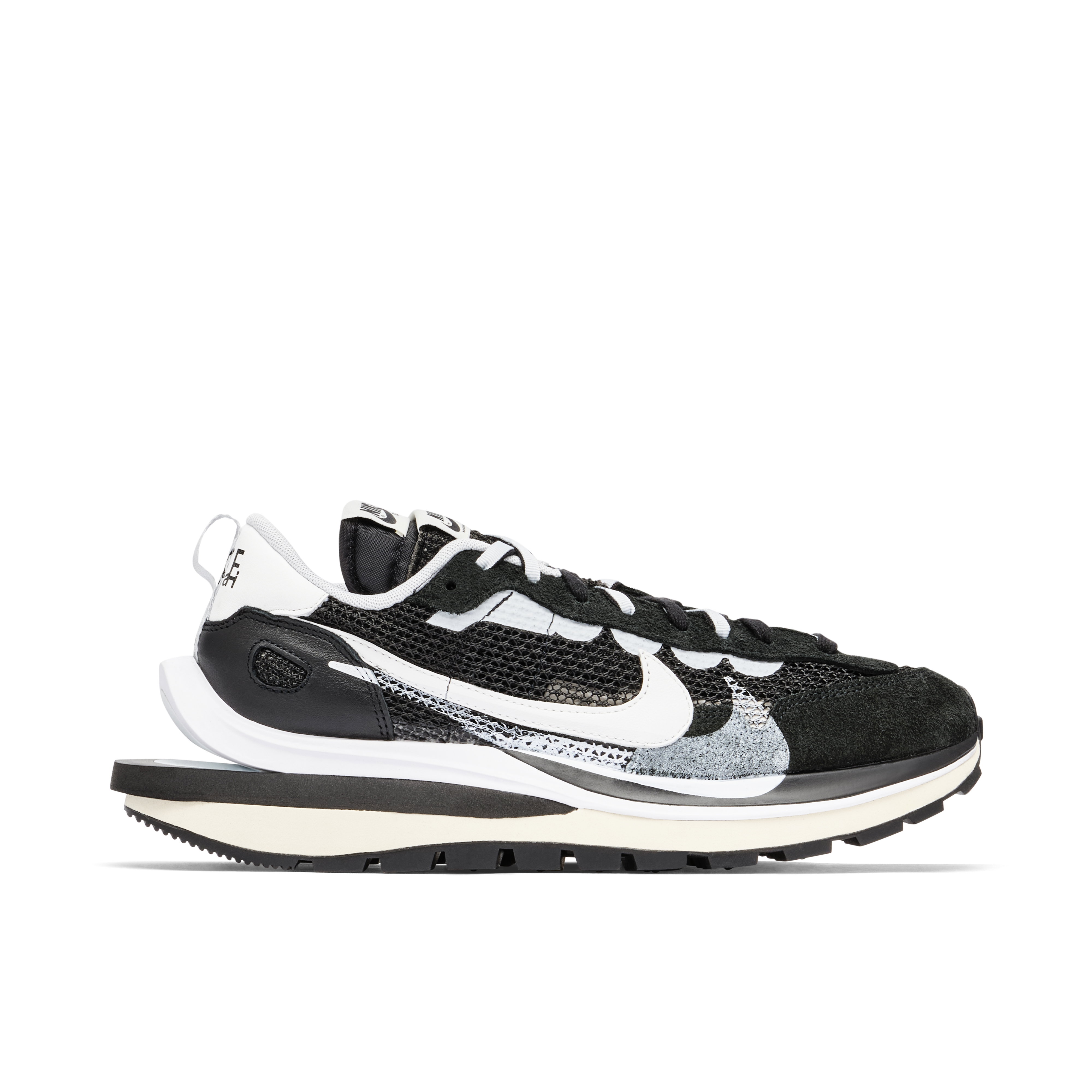 Sacai x Nike Vaporwaffle Black White | CV1363-001 | Laced